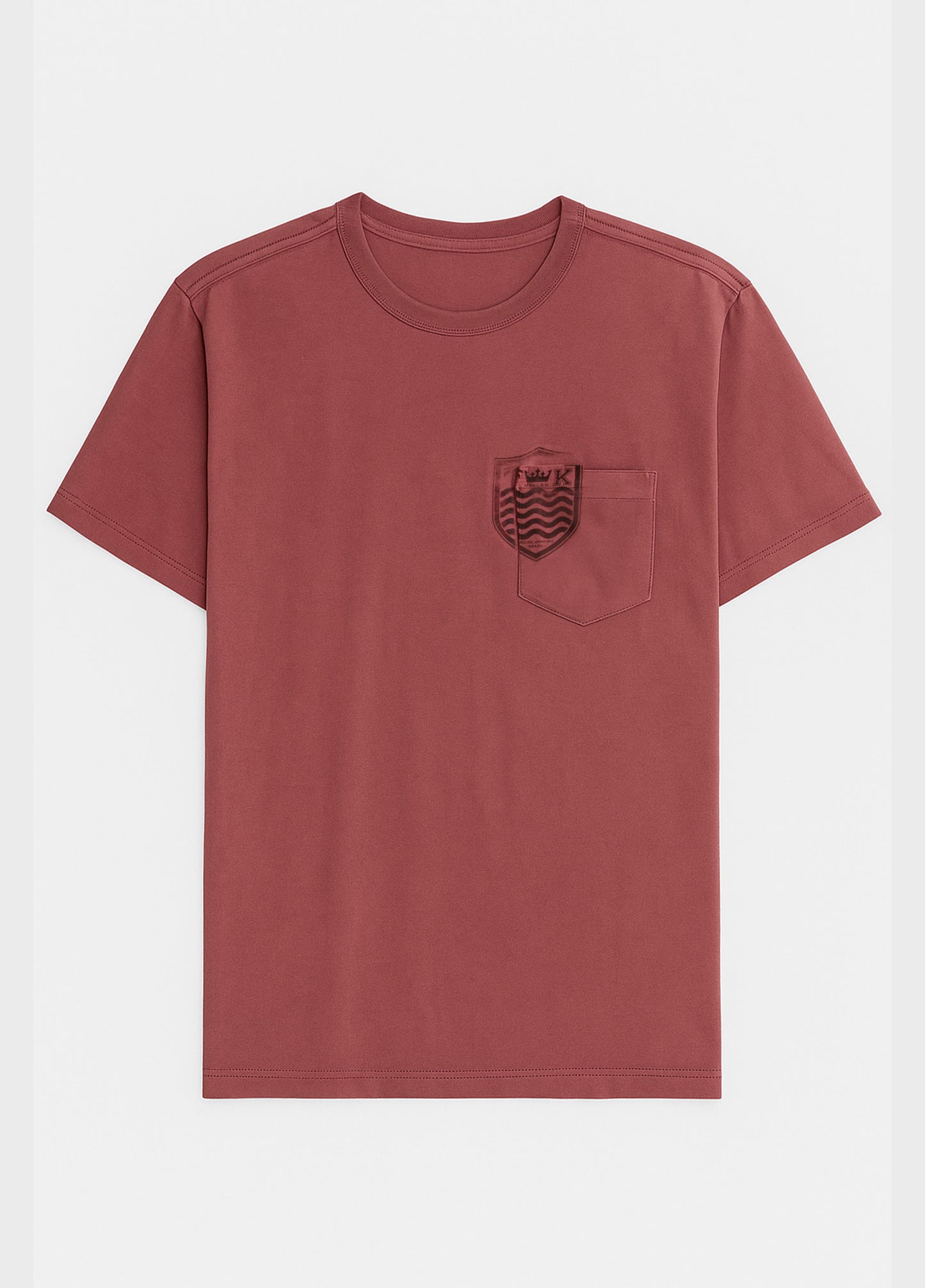 T-SHIRT BOLSO BRASÃO