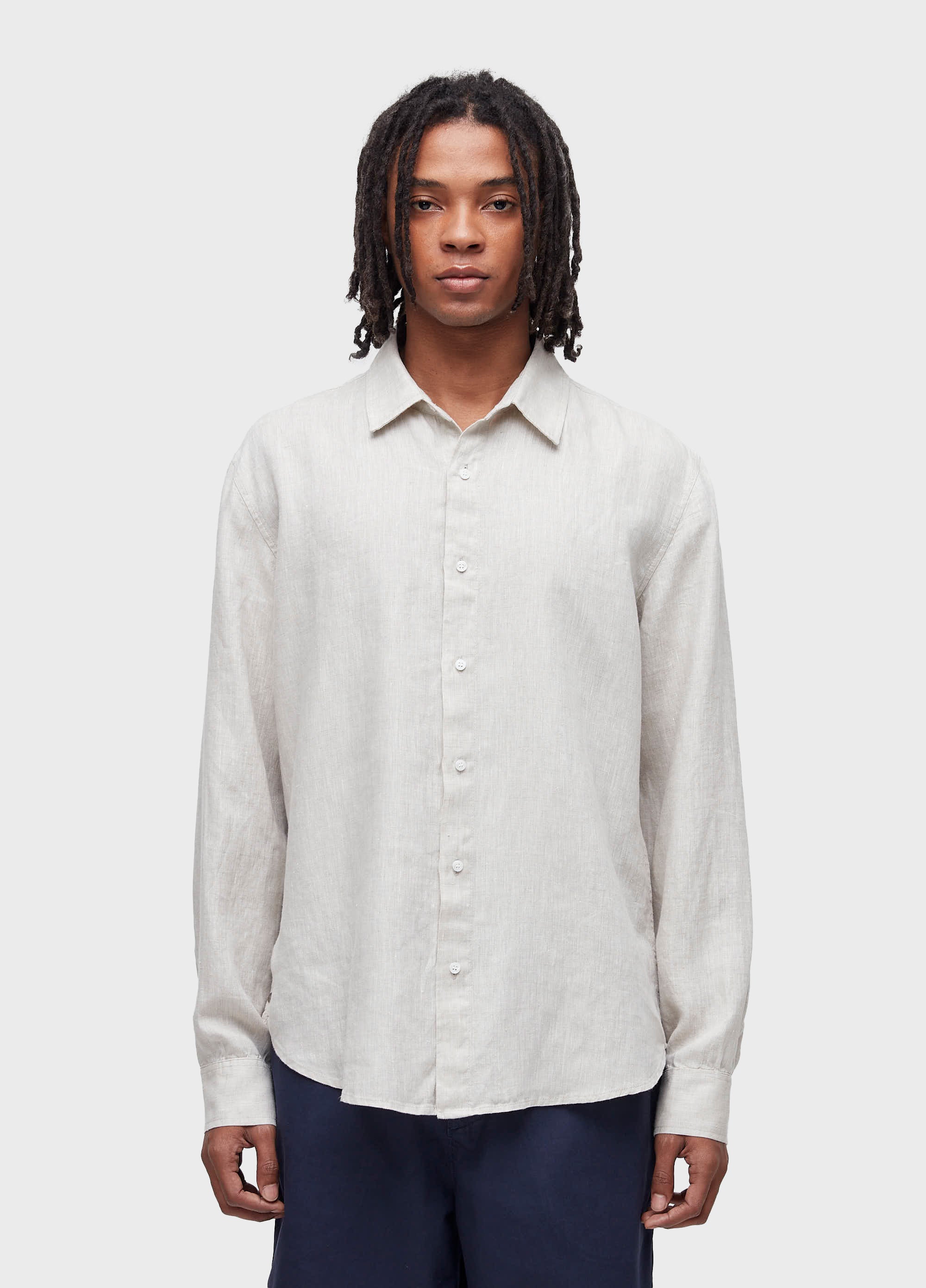 CAMISA CLASSIC LINEN ML SEM BOLSO