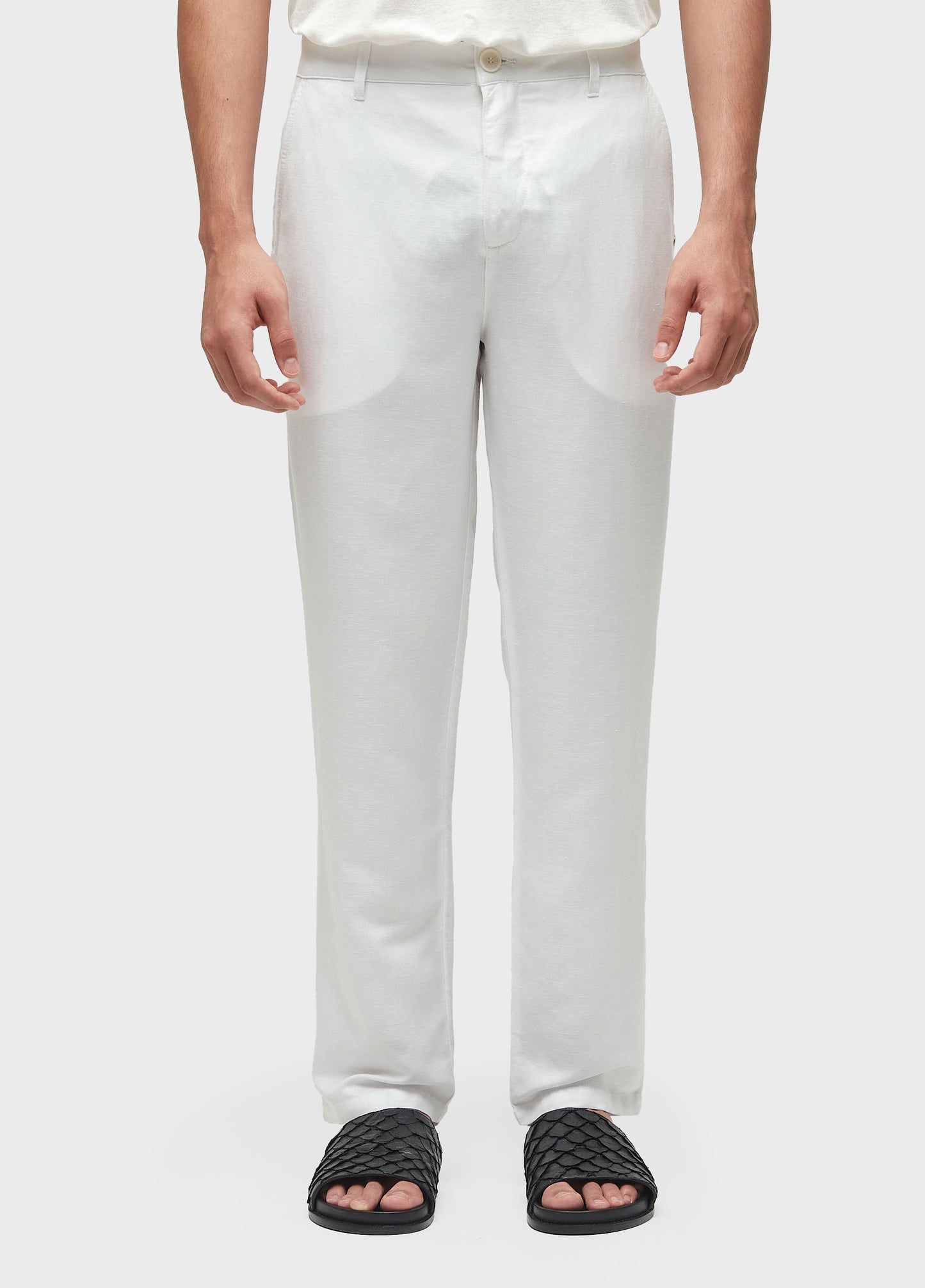 CALCA ALFAIATARIA FLUID LINEN