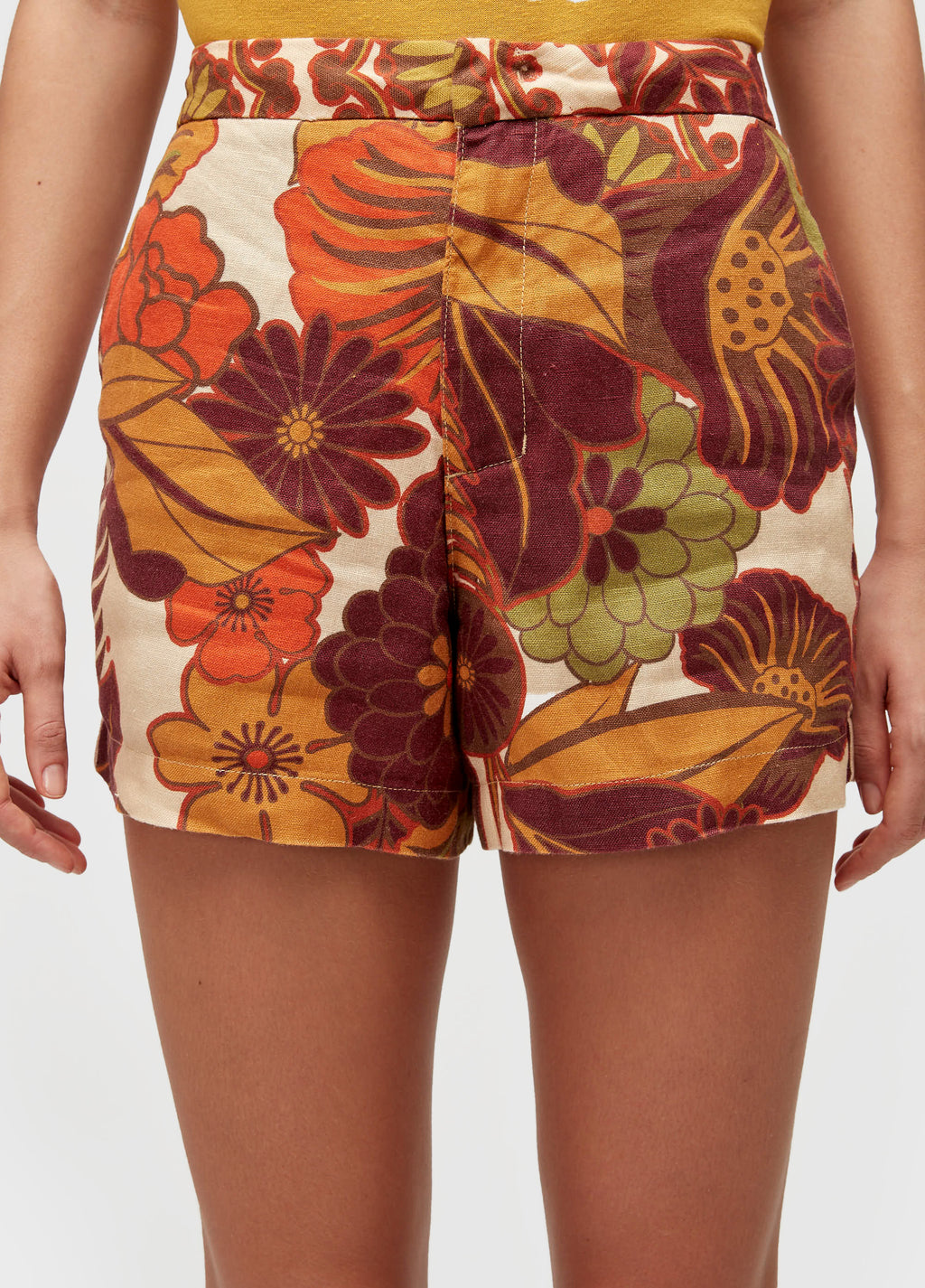 SHORT LINEN GARDEN PARTY