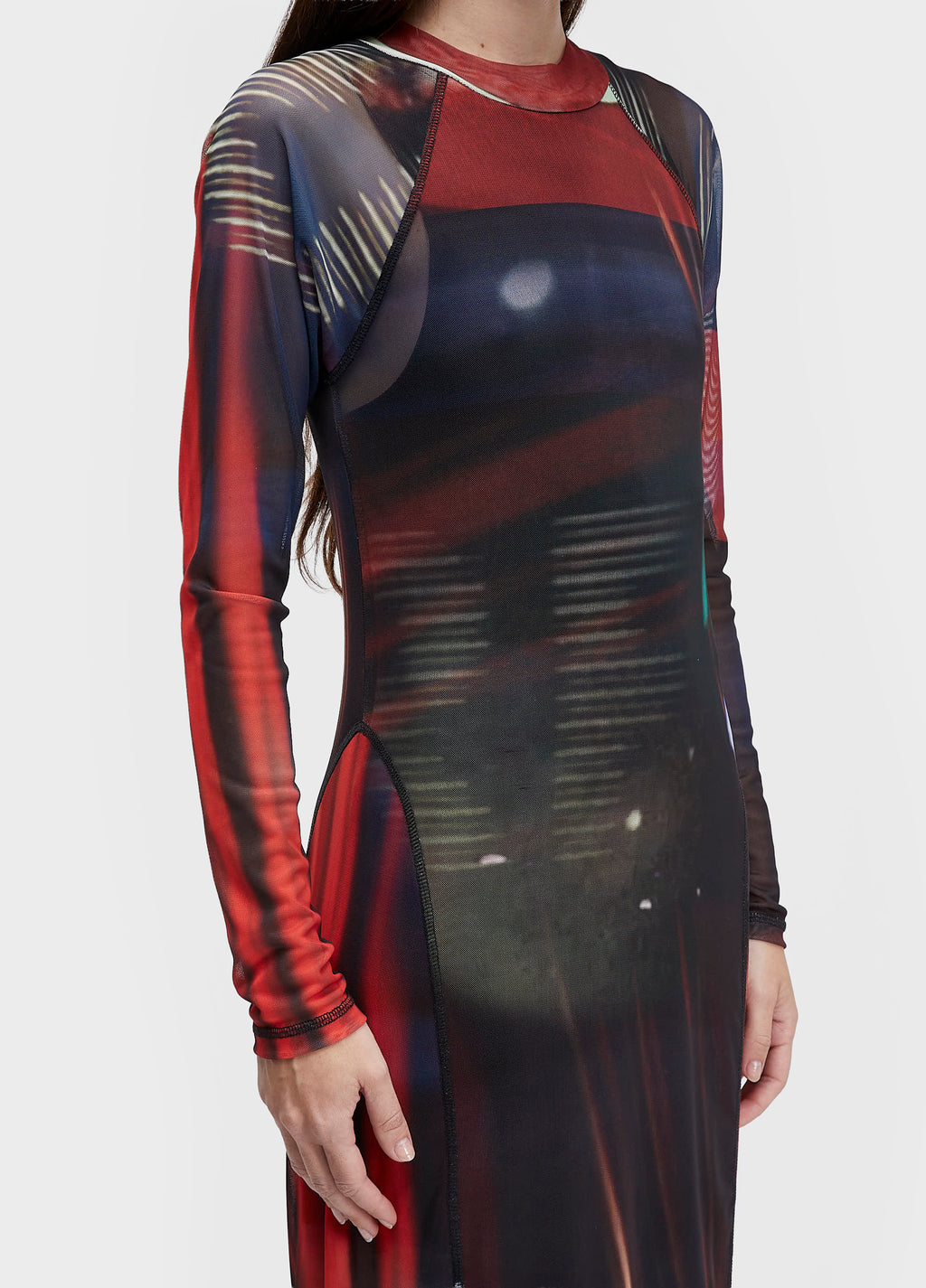 VESTIDO ML TULE SURFING THE CITY