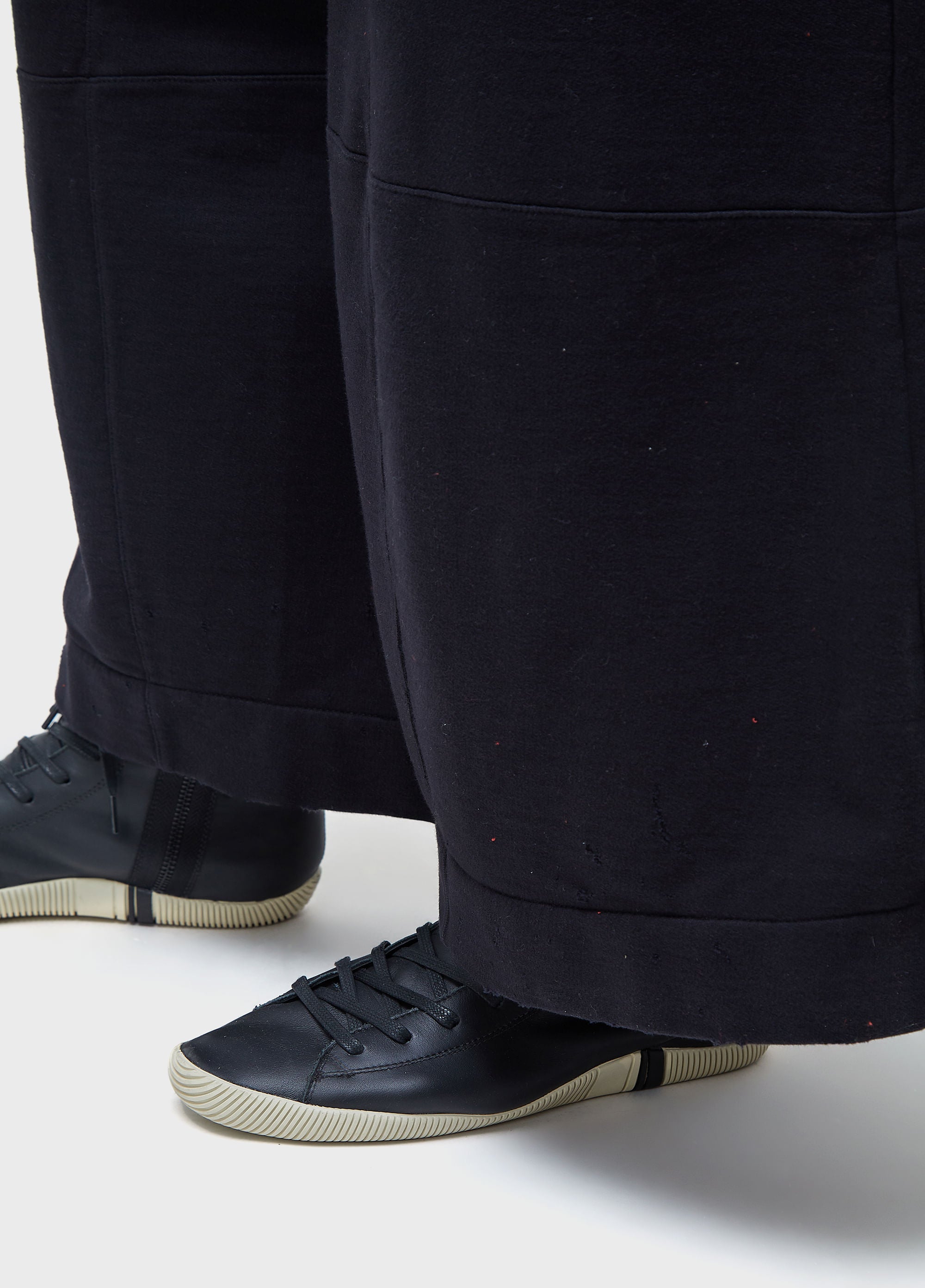 CALCA FEM FRAYED PRETO