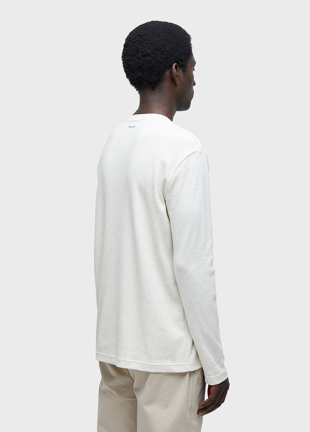 T-SHIRT RIBBED JUTA ML NATURAL