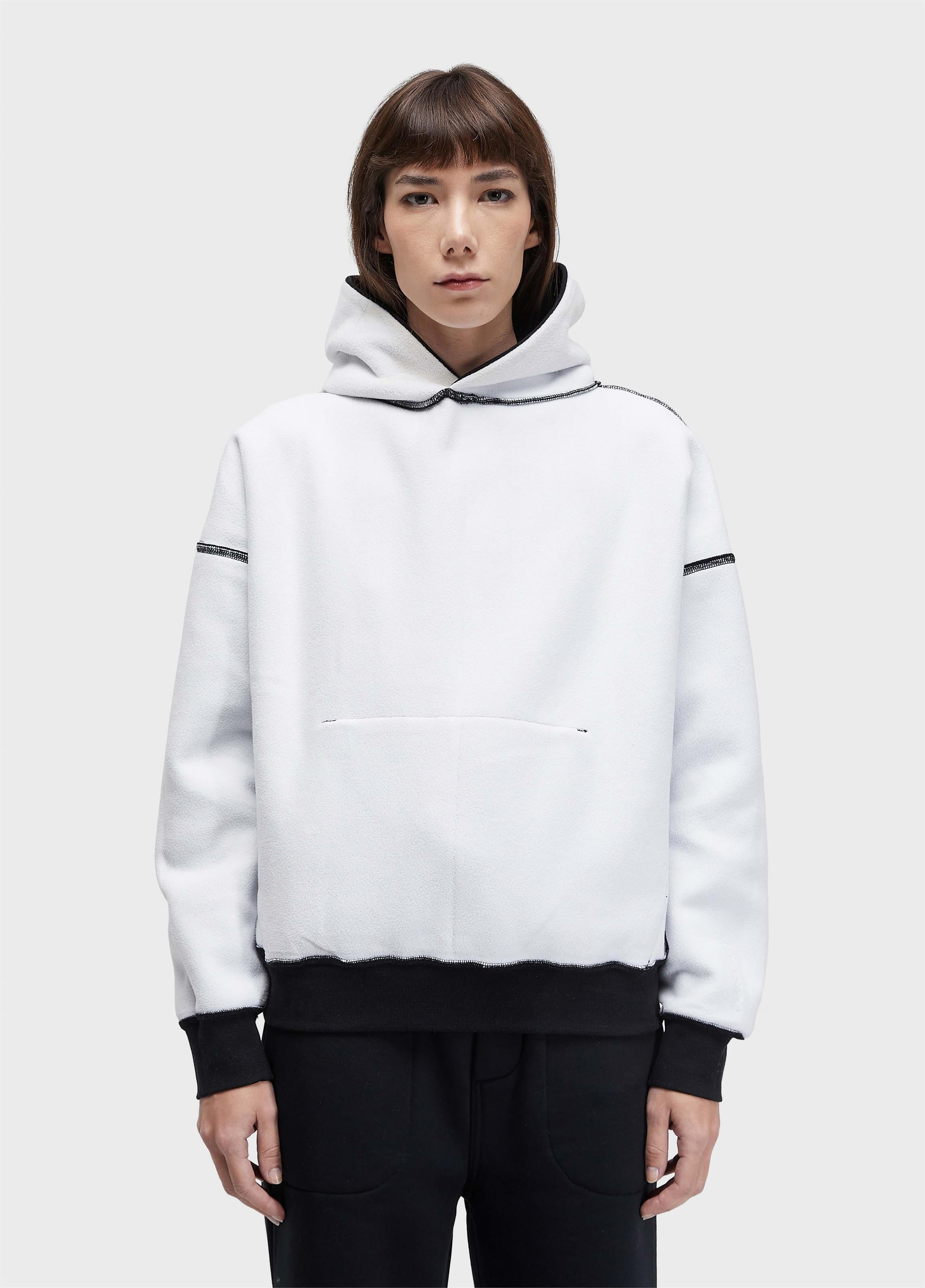 CASACO DOUBLE CAPUZ MOLETOM FLEECE