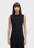 BLUSA SLEEVESLESS LASTEX PLISSE