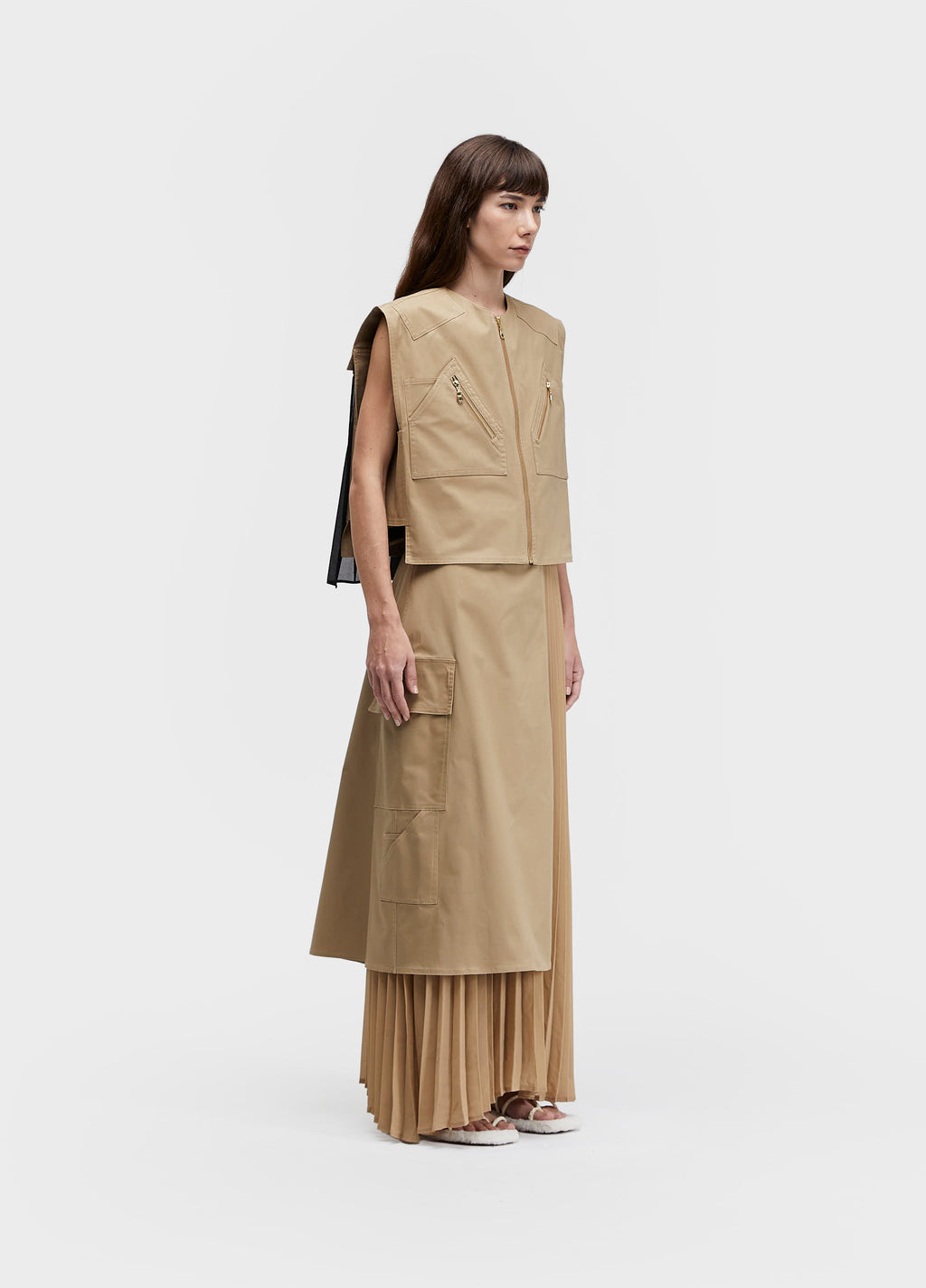 SAIA DUO PLISSADO COTTON