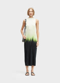 VESTIDO PLISSE BLURRED NEON