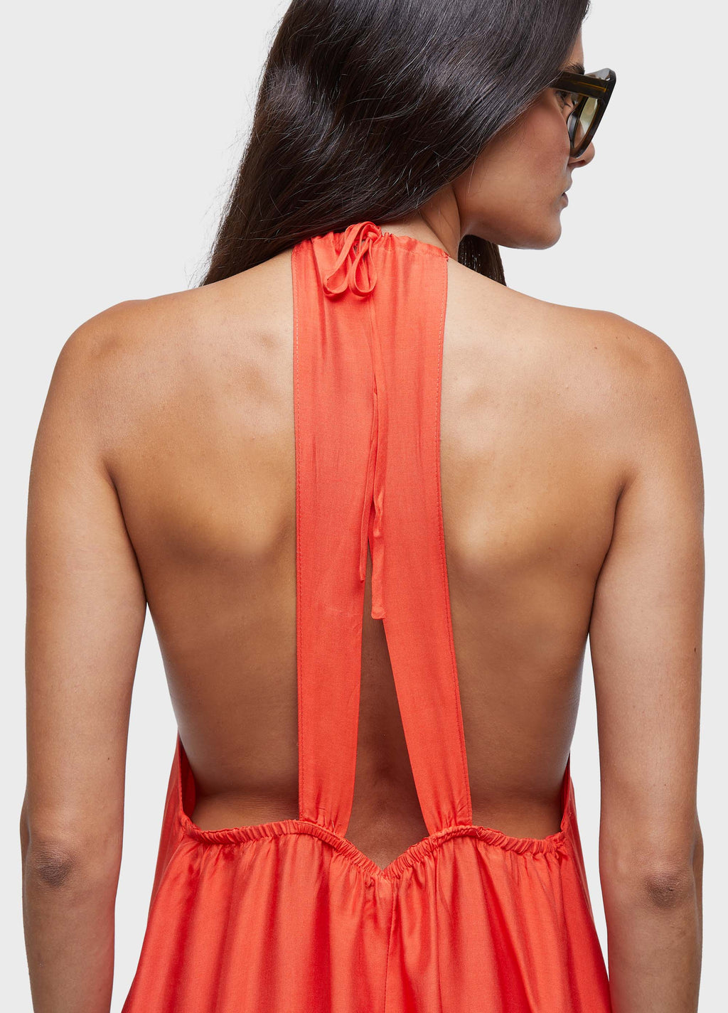 VESTIDO NADADOR AMPLO LONGO VERMELHO
