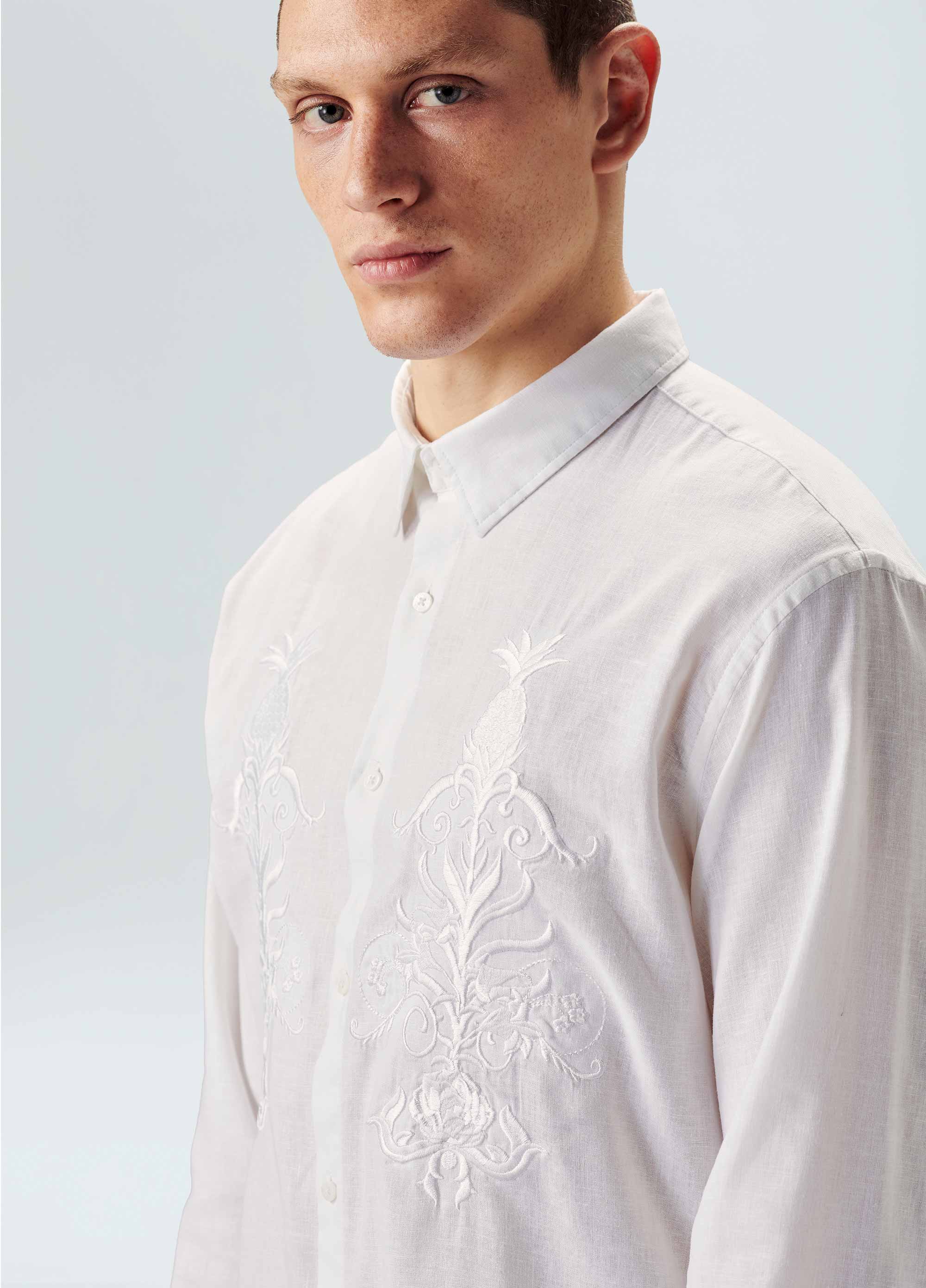 CAMISA ML BORDADO LOCAL