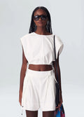 TOP TRICOLINE WHITE