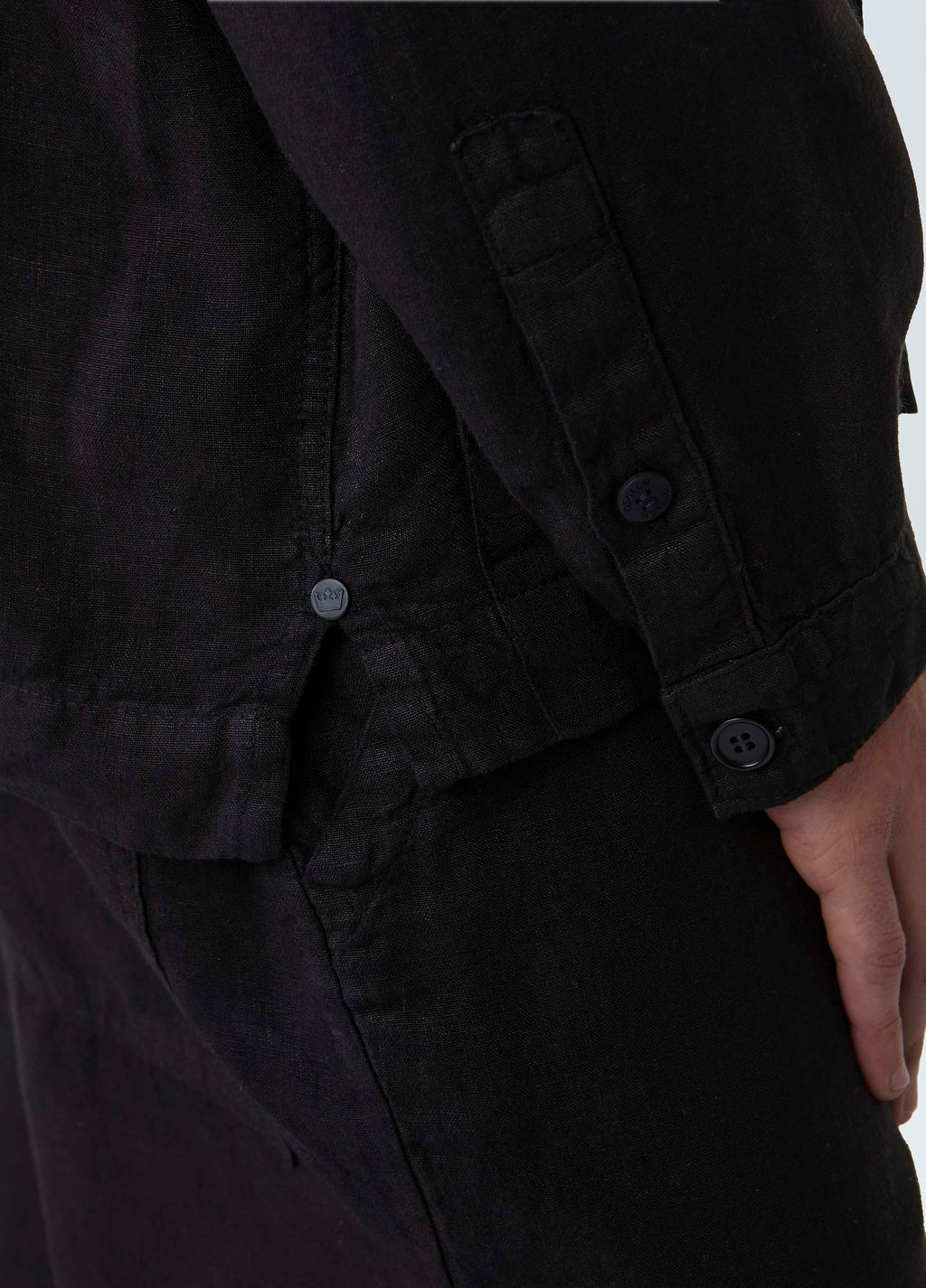 OVESHIRT LINEN BOLD PRETO