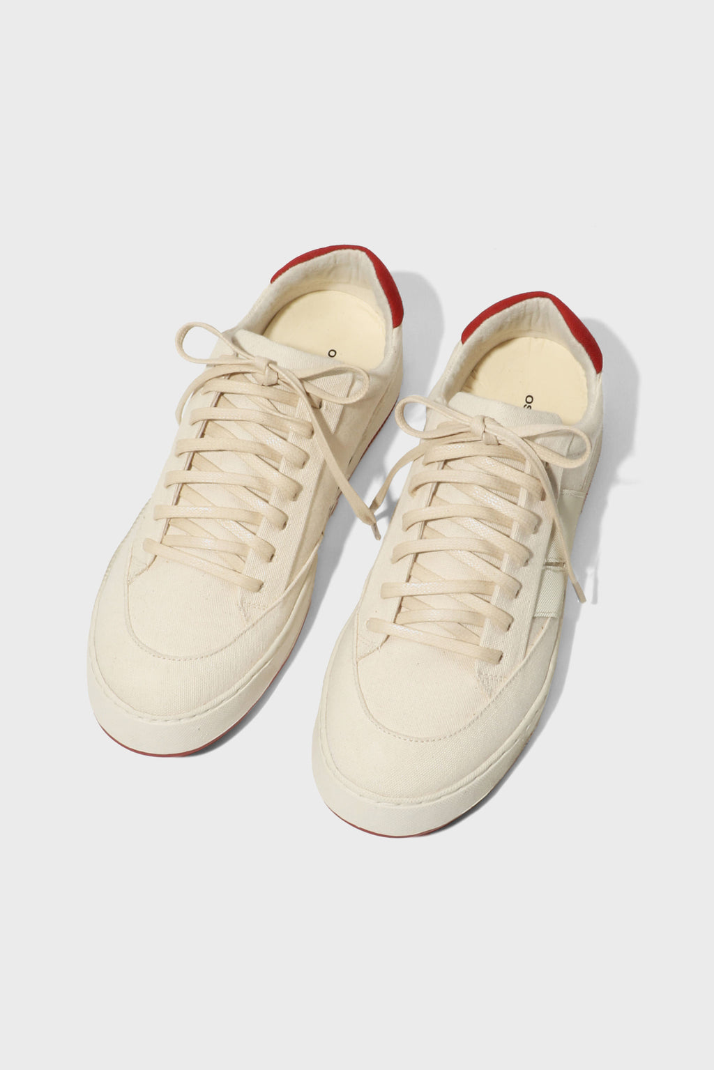 CANVAS AG SNEAKER LACES CRU/VERMELHO