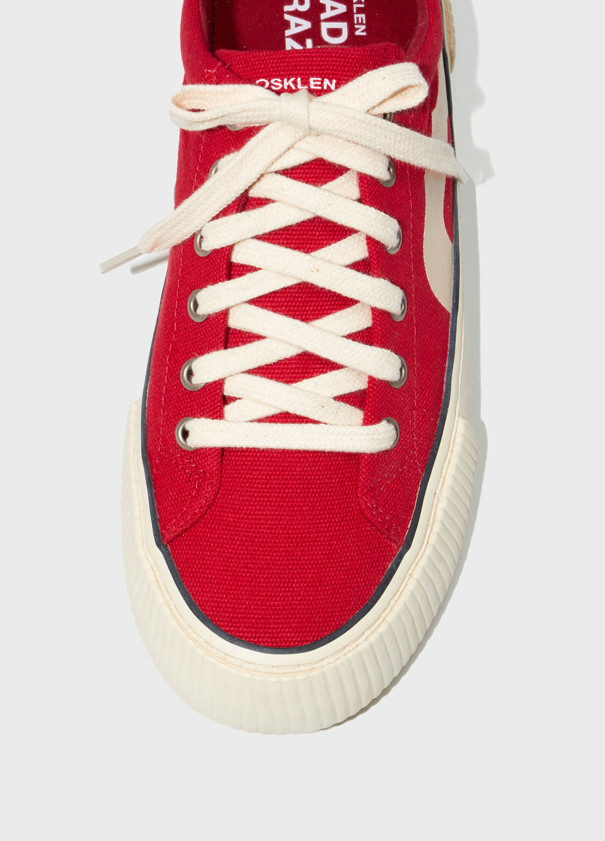 TÊNIS LONA +5521 M VERMELHO/OFF-WHITE