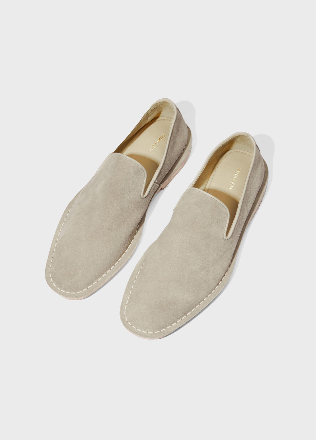 SAPATO MOC CAMURÇA M CINZA/NATURAL