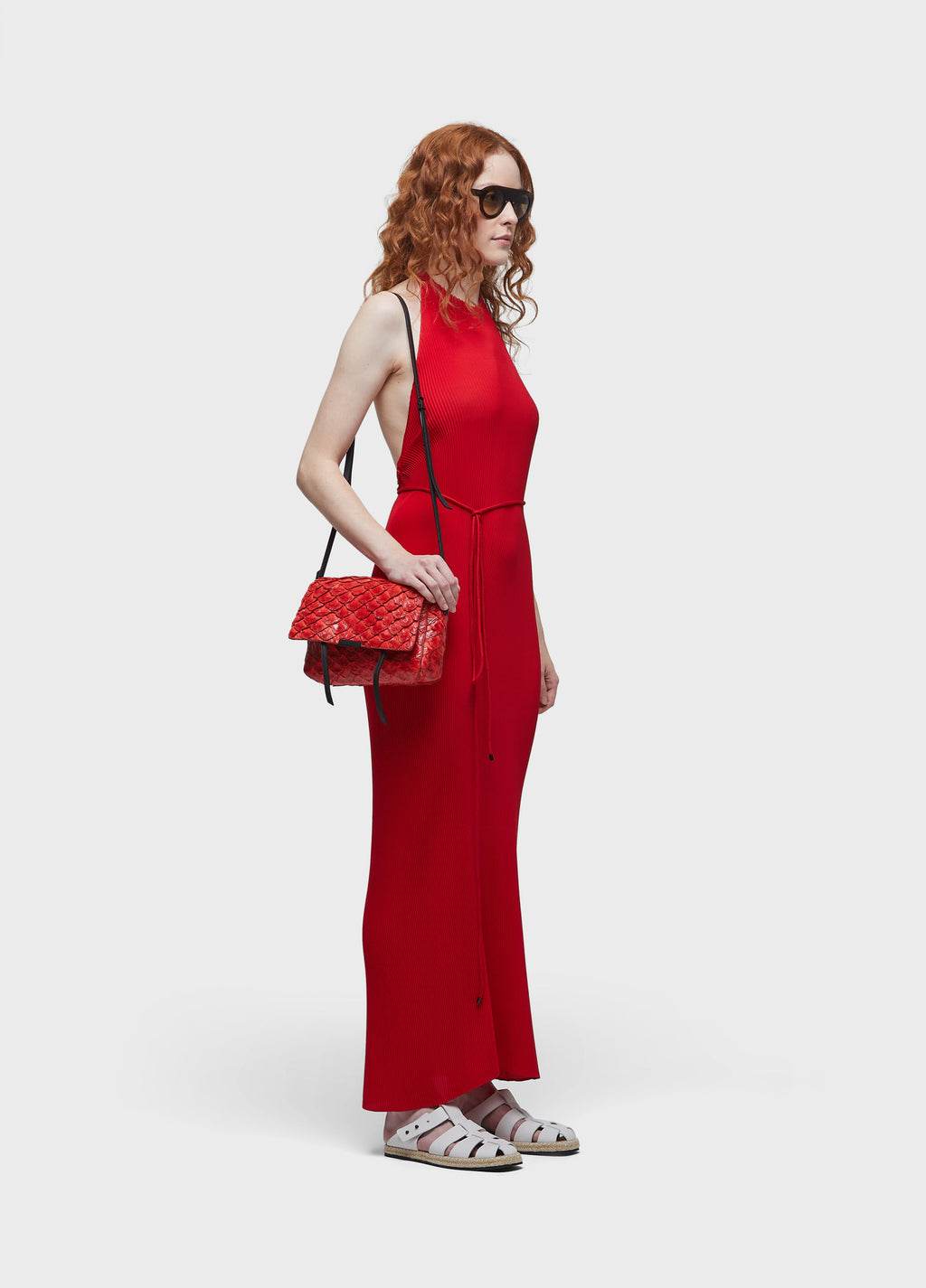 VESTIDO FRENTE UNICA PLISSADO