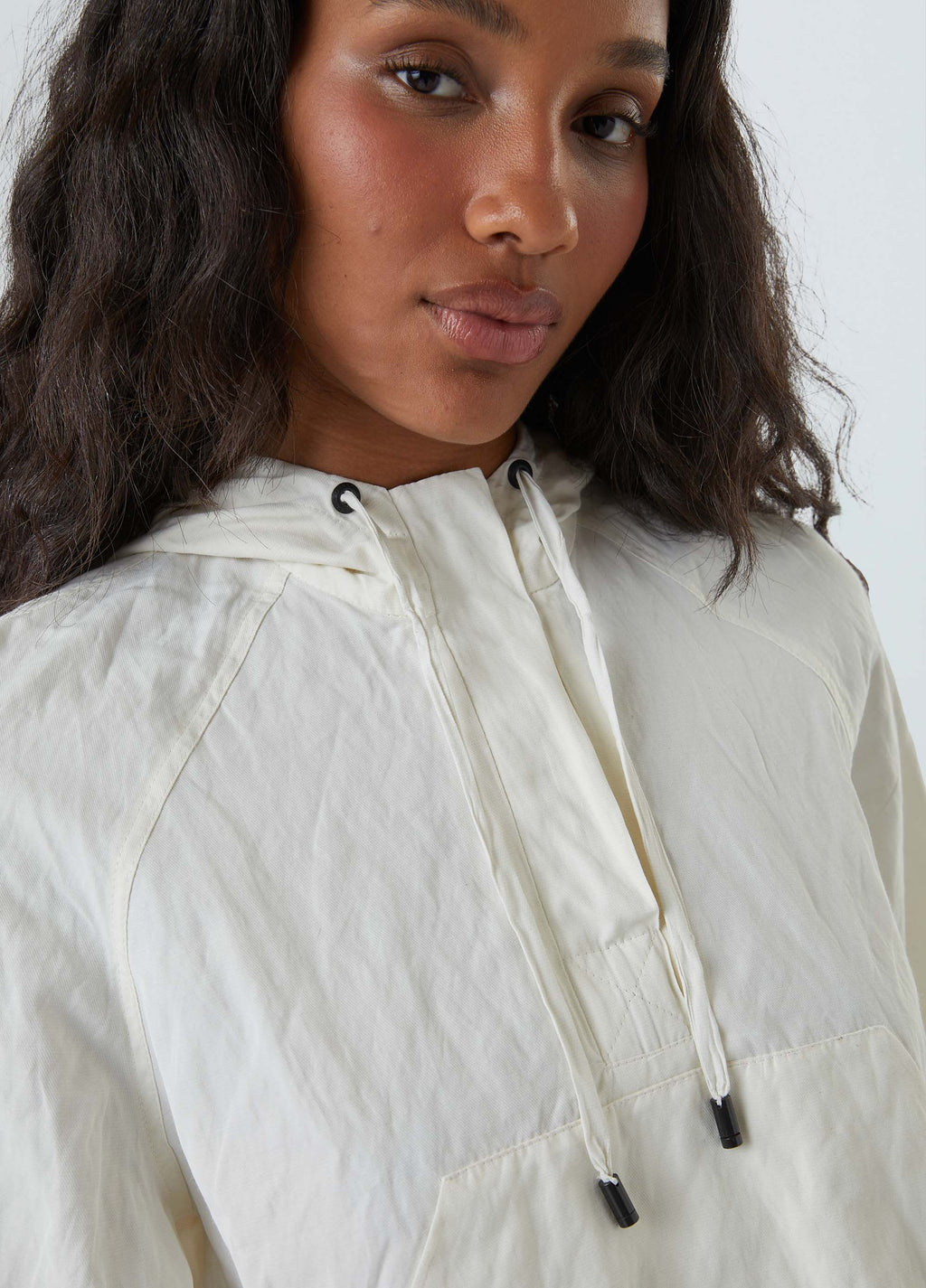 CASACO COTTON CANGURU OFF-WHITE