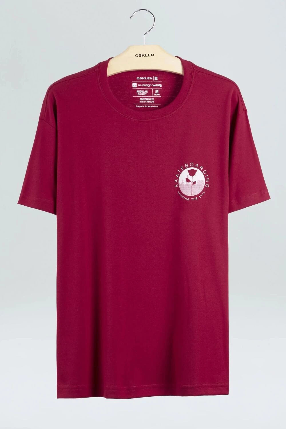 BIG SHIRT STC PATCHE CARMIM