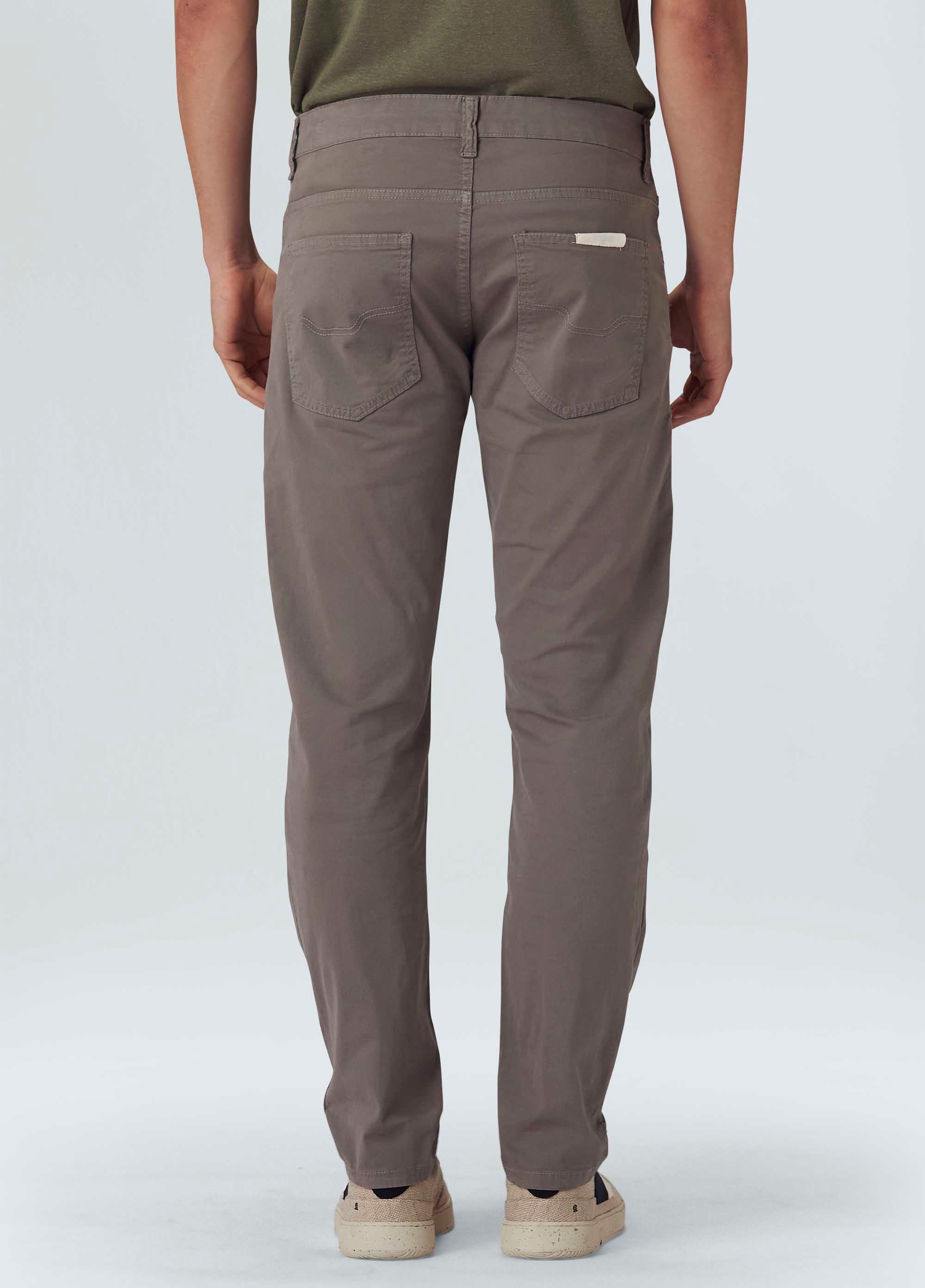 CALCA 5 POCKETS COLOR LISA CINZA
