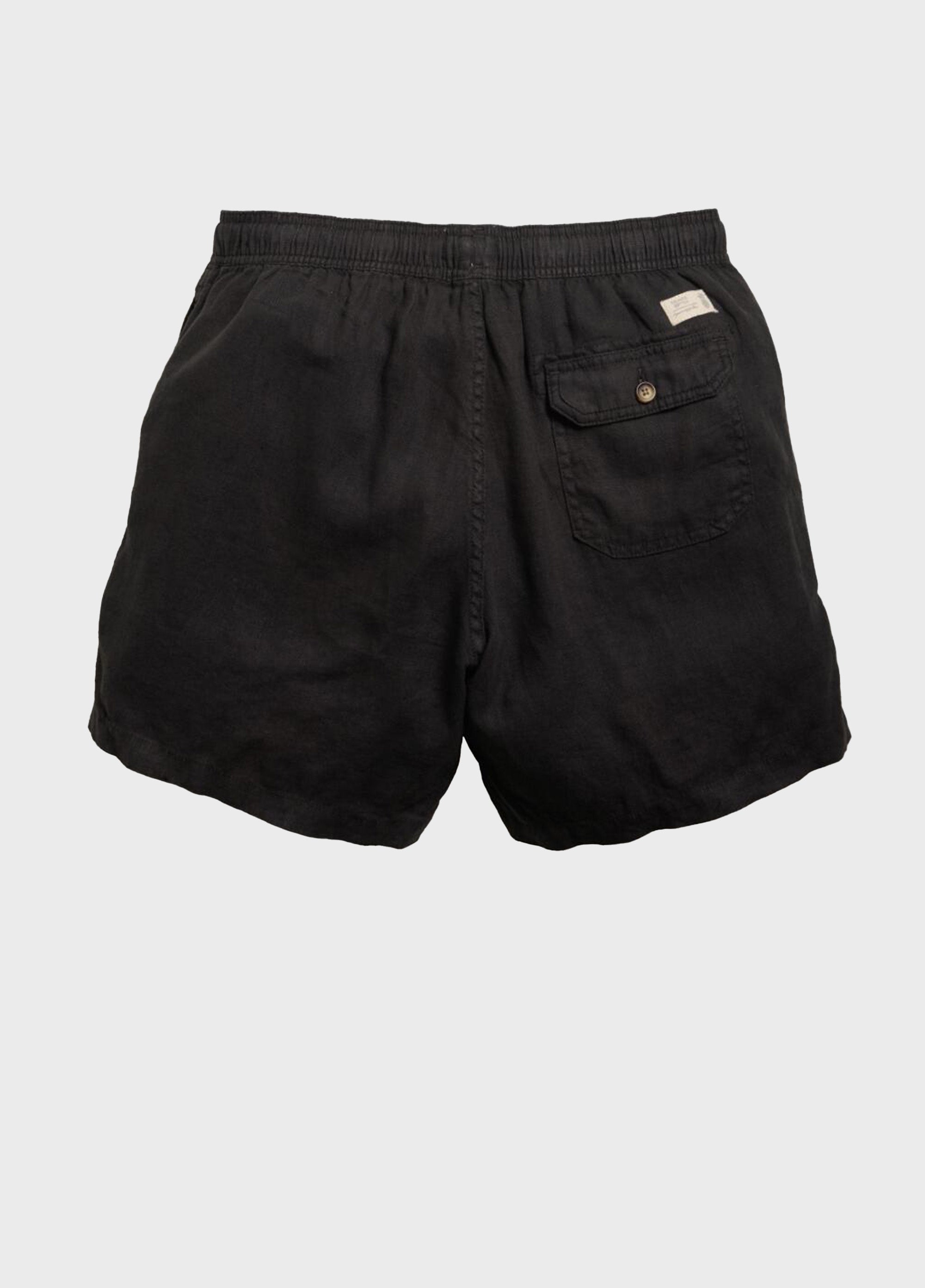SHORT 100% LINHO PRETO