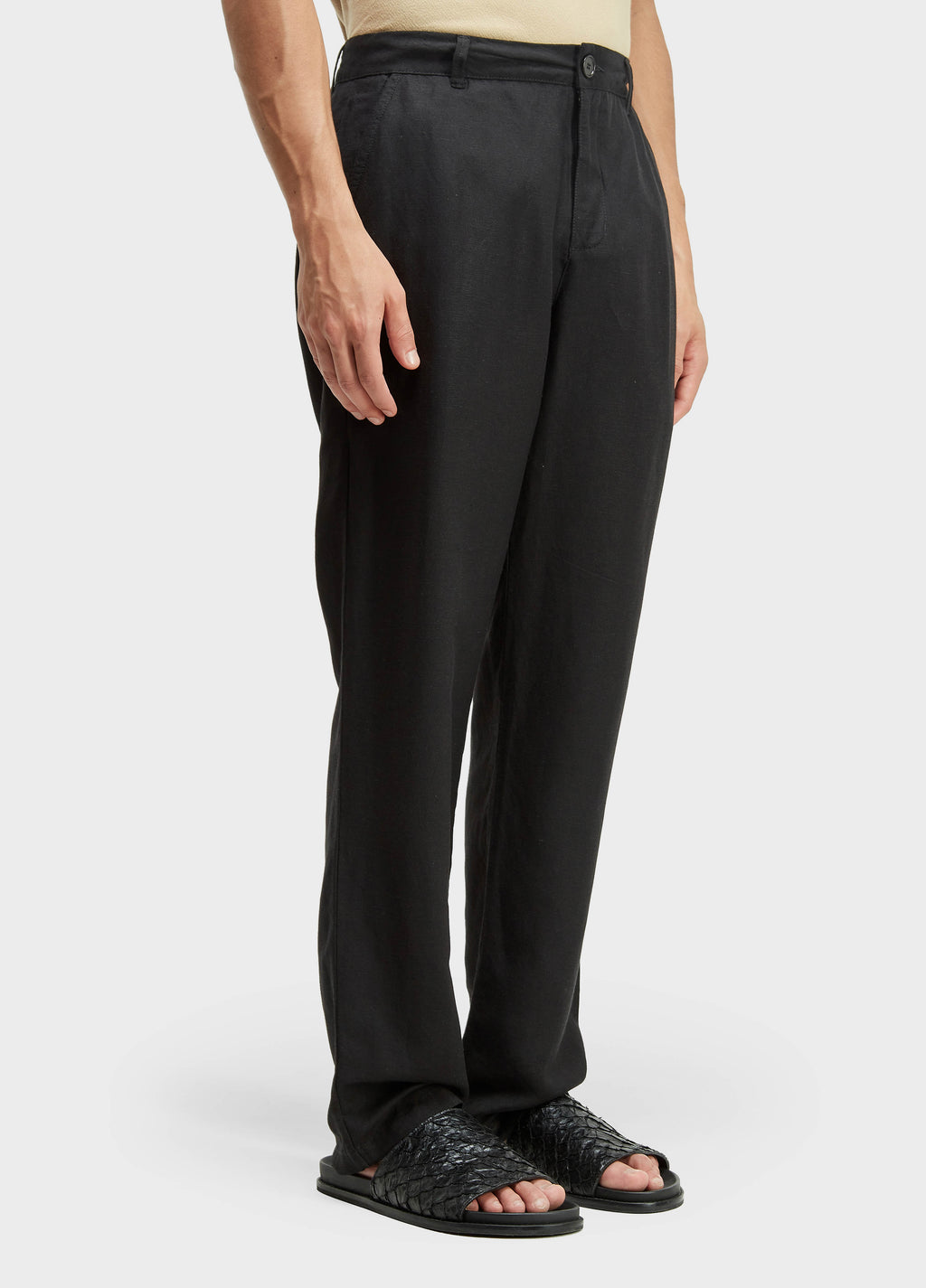 CALCA ALFAIATARIA FLUID LINEN