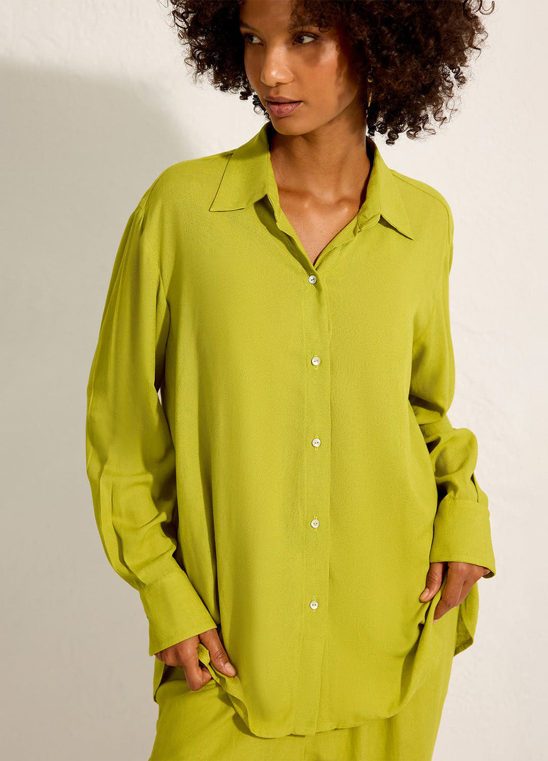CAMISA EASY VERDE HORTO