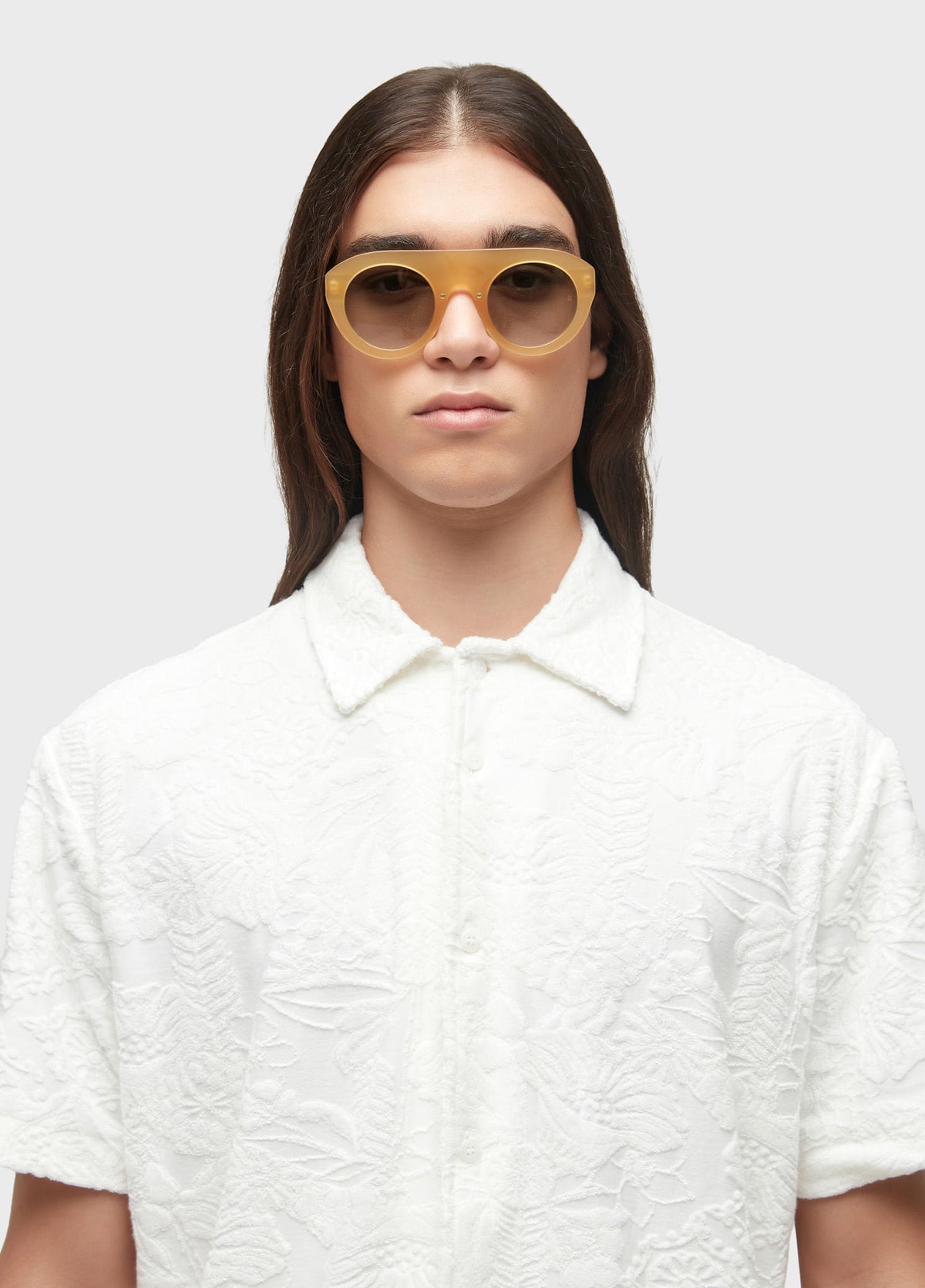 CAMISA NATURE JACQUARD ATOALHADO MC