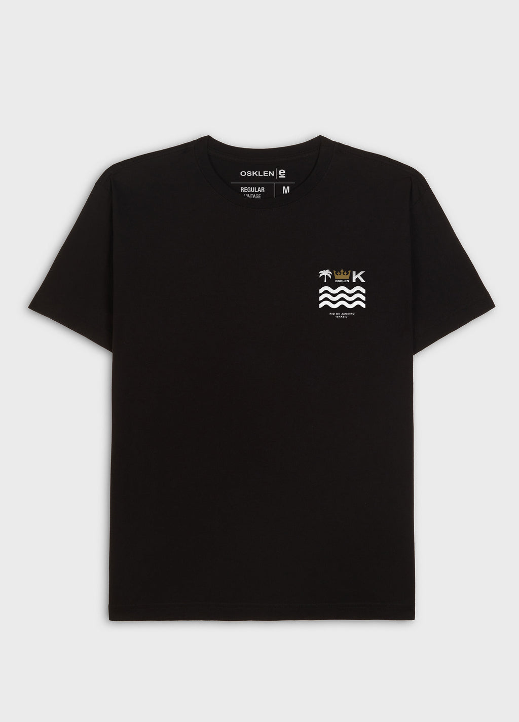 T-SHIRT VINTAGE BRASÃO CARIMBO MC