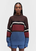 BLUSA ML TRICOT CABINET STRIPES