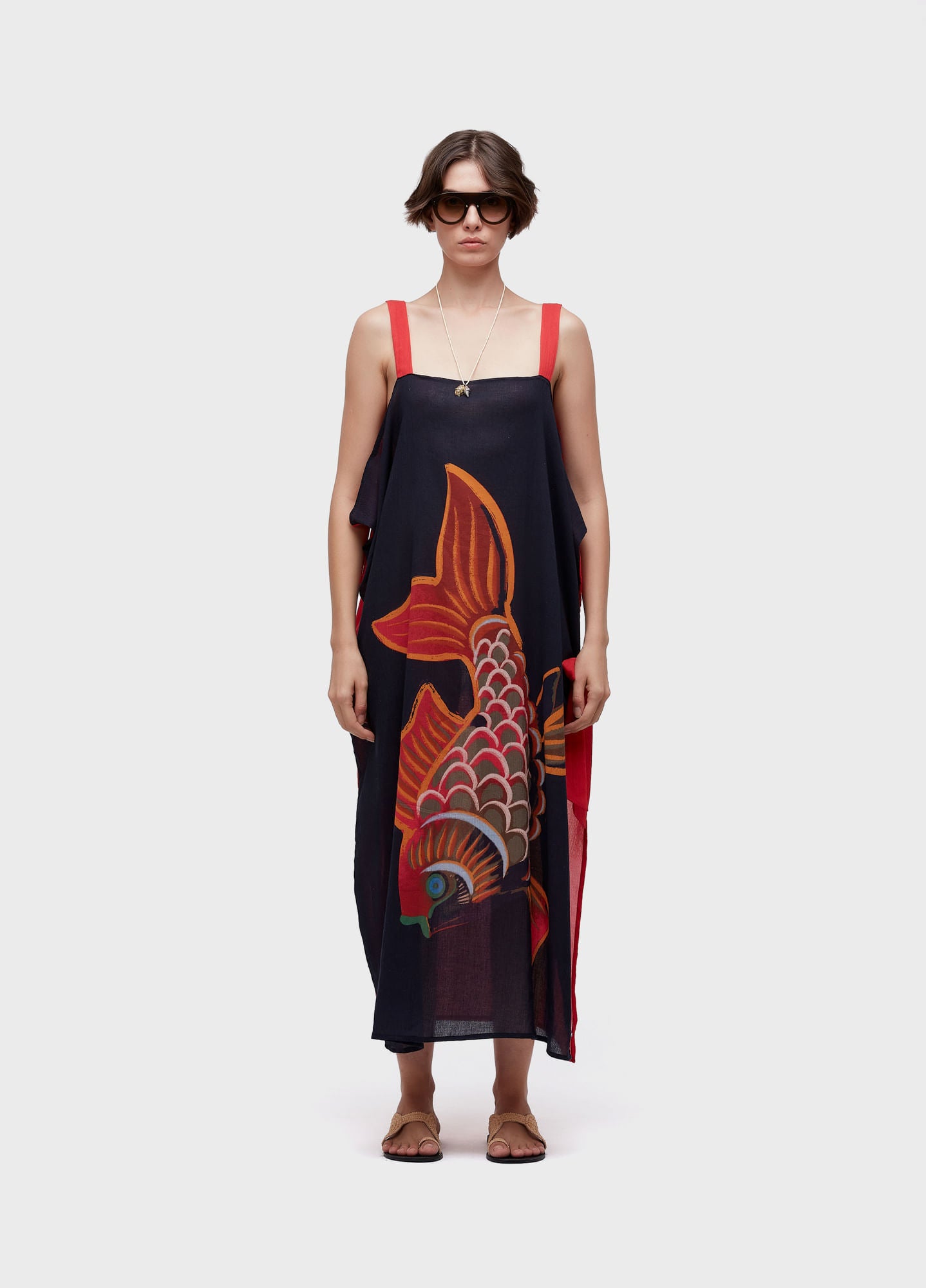VESTIDO PAREO PEIXE RED