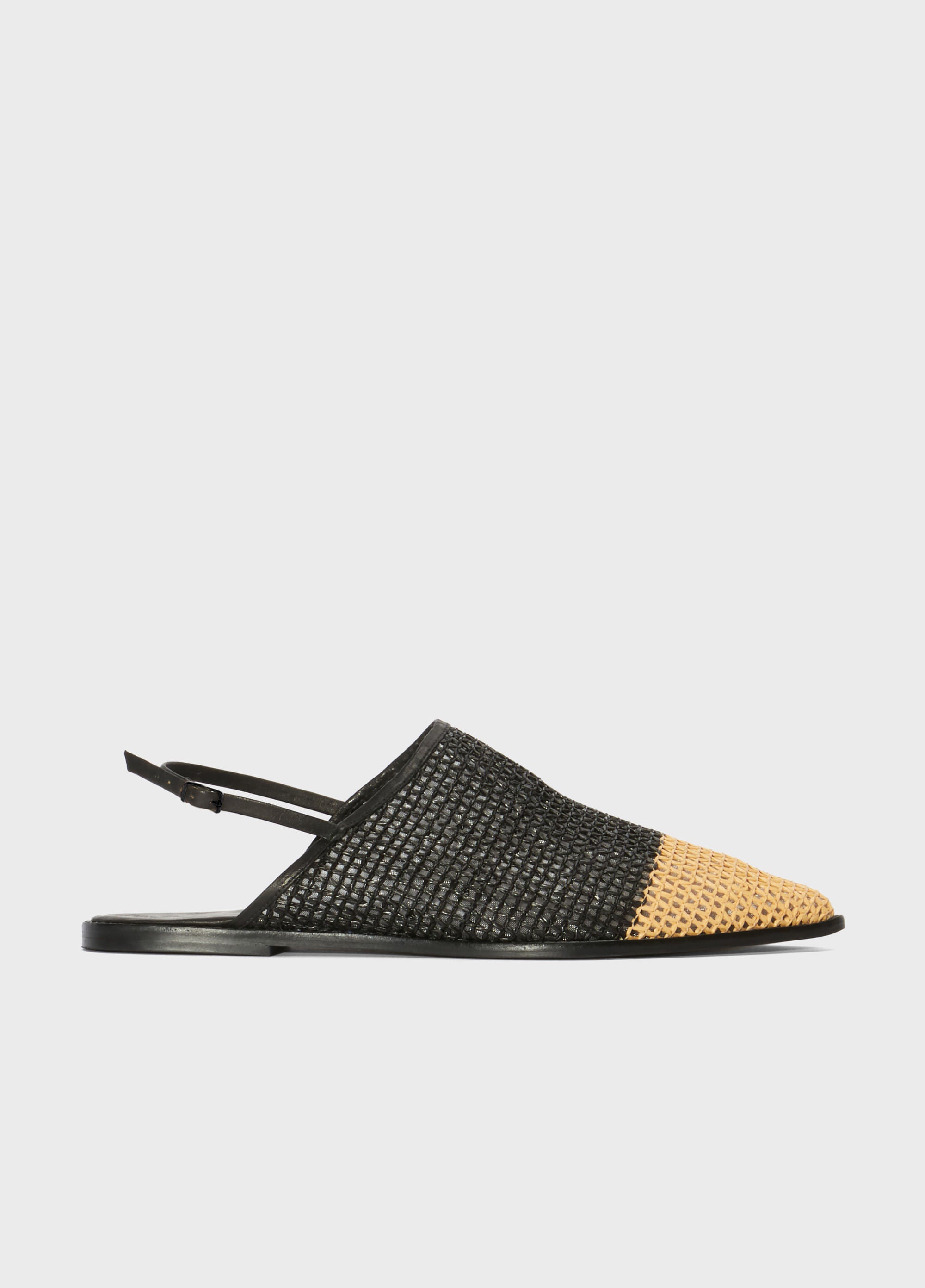 BABOUCHE RÁFIA BICOLOR