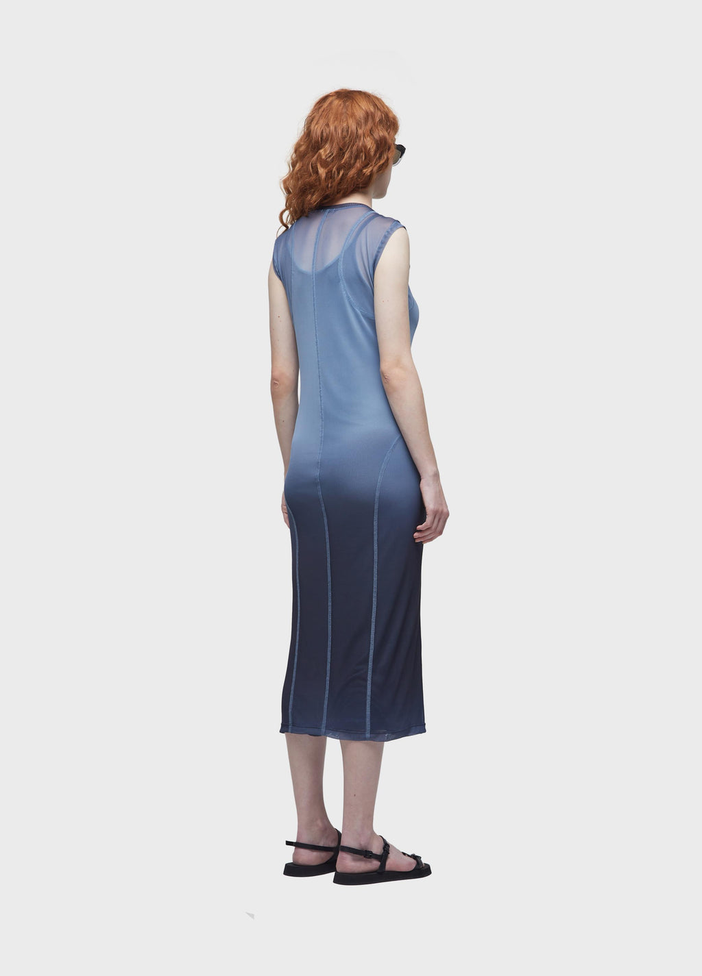 VESTIDO ML TULE DEGRADE