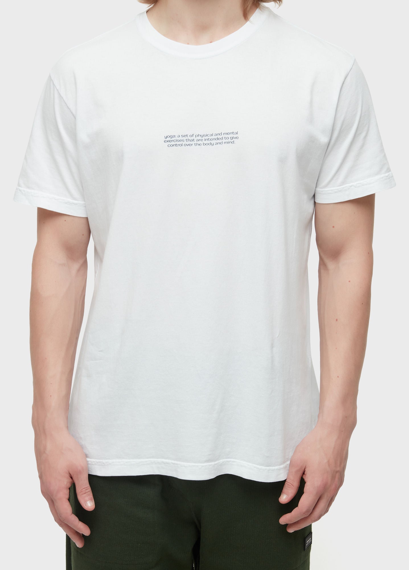 T-SHIRT STONE YOGUE MANDALA BACK MC BRANCO