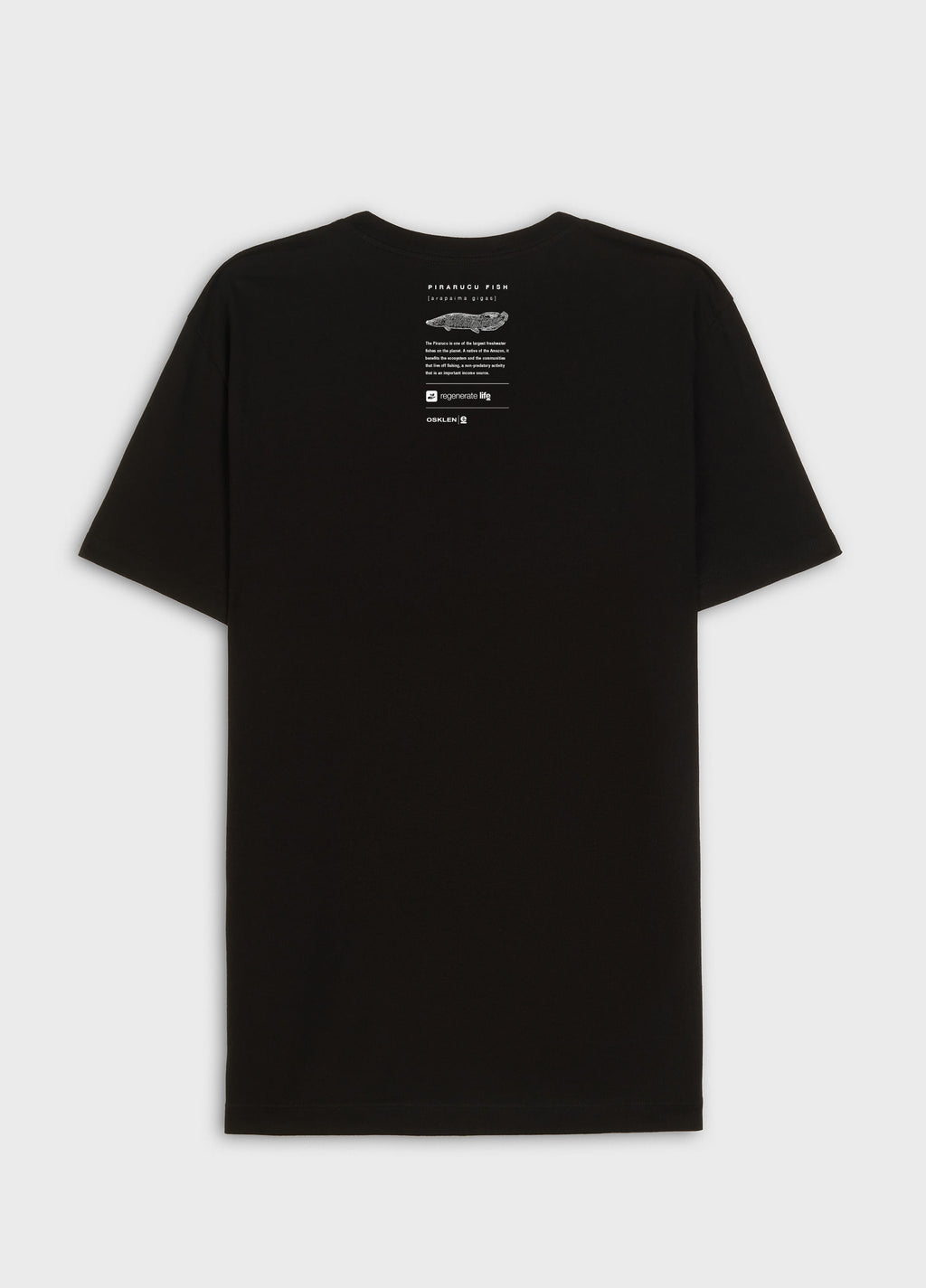 T-SHIRT VINTAGE ESCAMAS MC PRETO