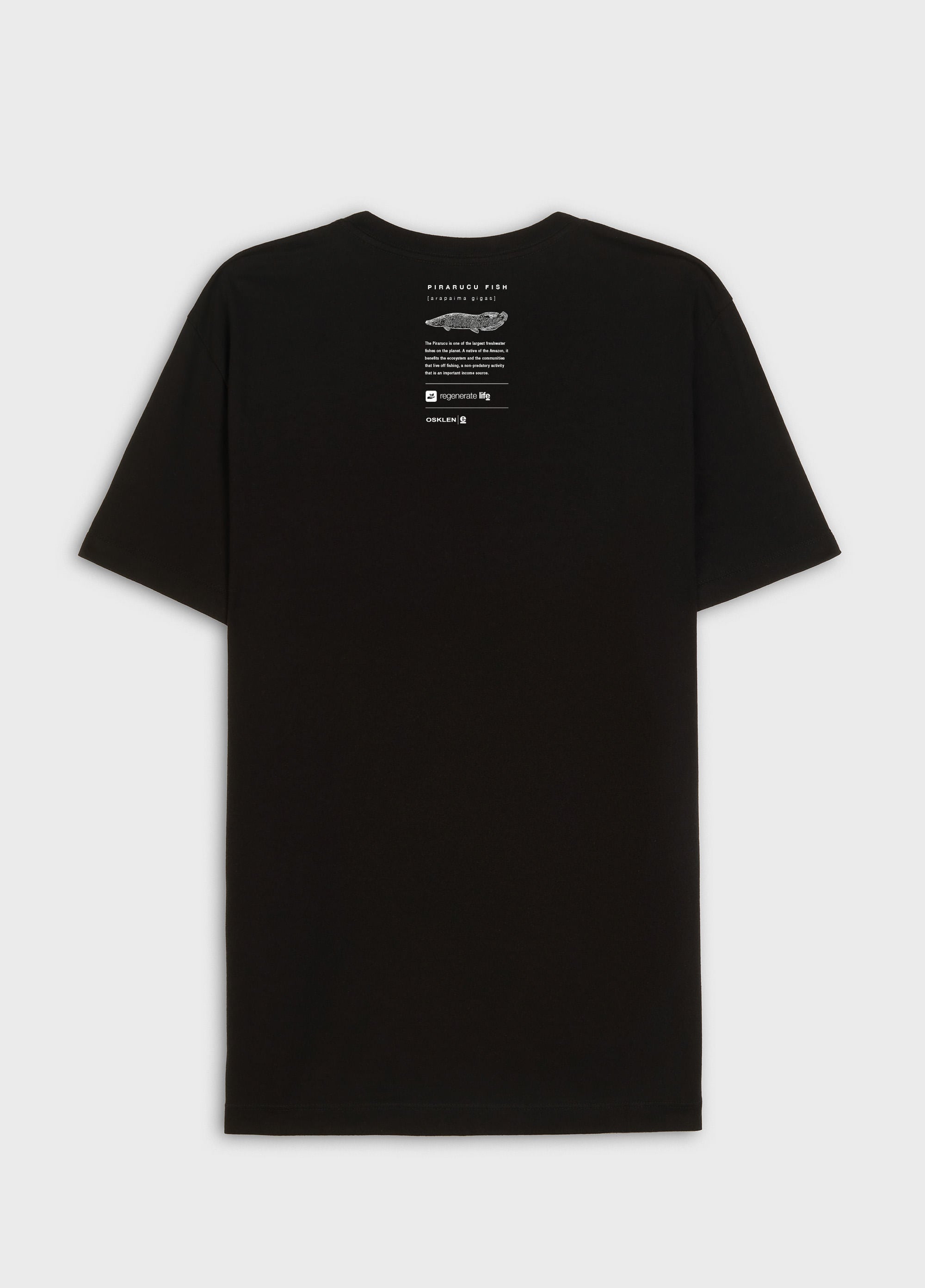 T-SHIRT VINTAGE ESCAMAS MC PRETO