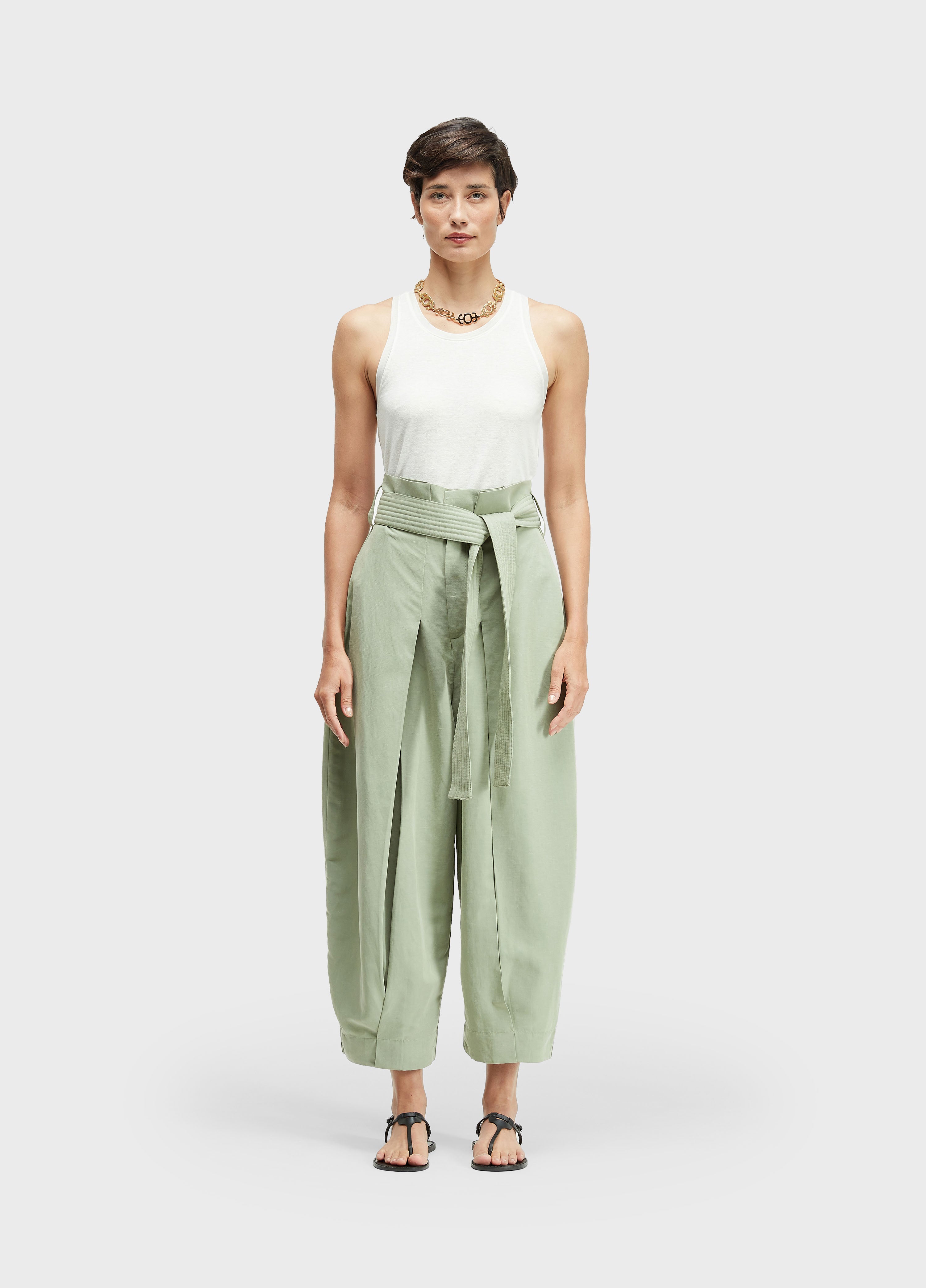 CALÇA PESPONTOS LINEN