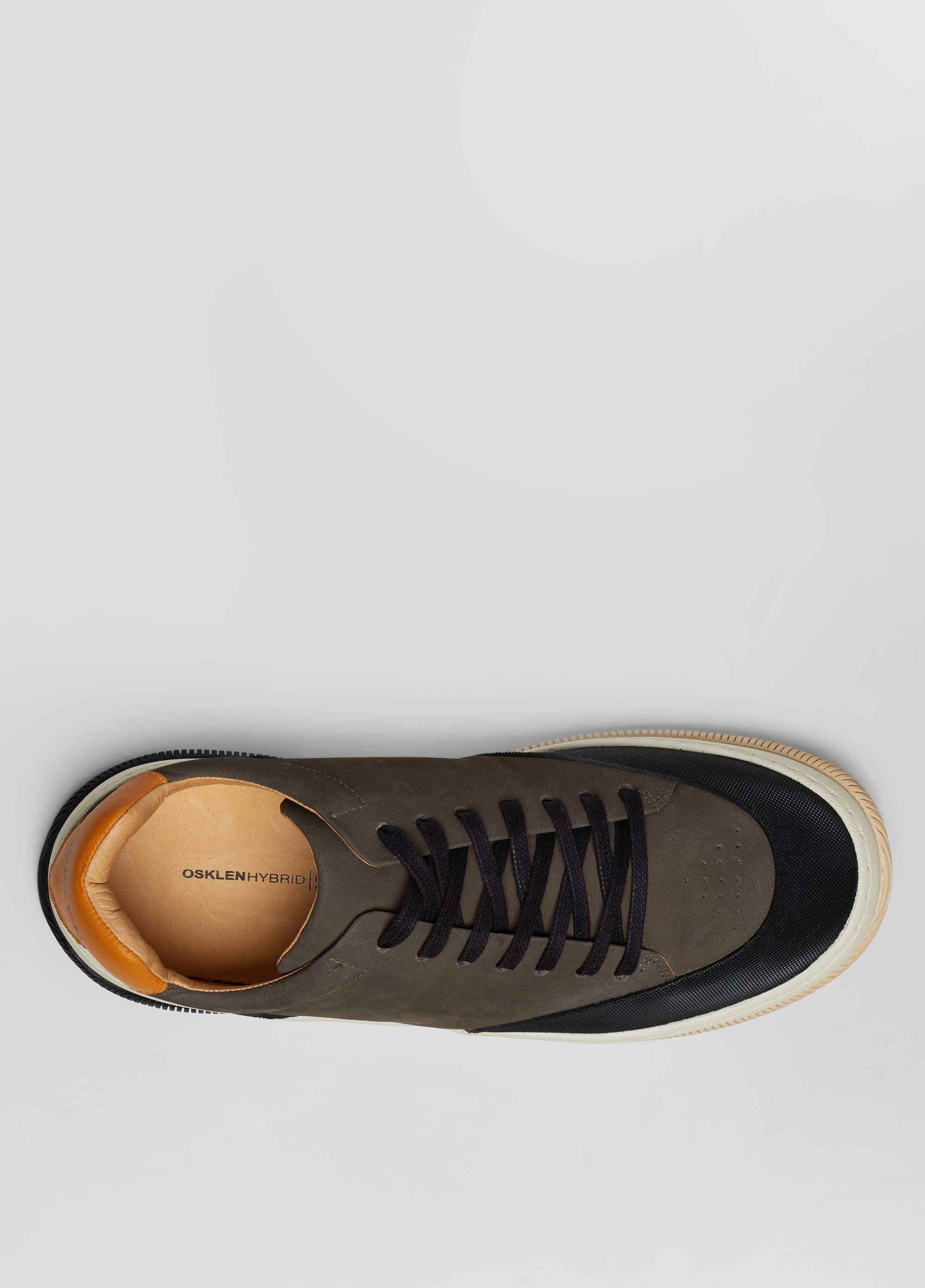 TENIS HYBRID LACES NOBUCK MASC CINZA ESCURO/PRETO/AMARELO
