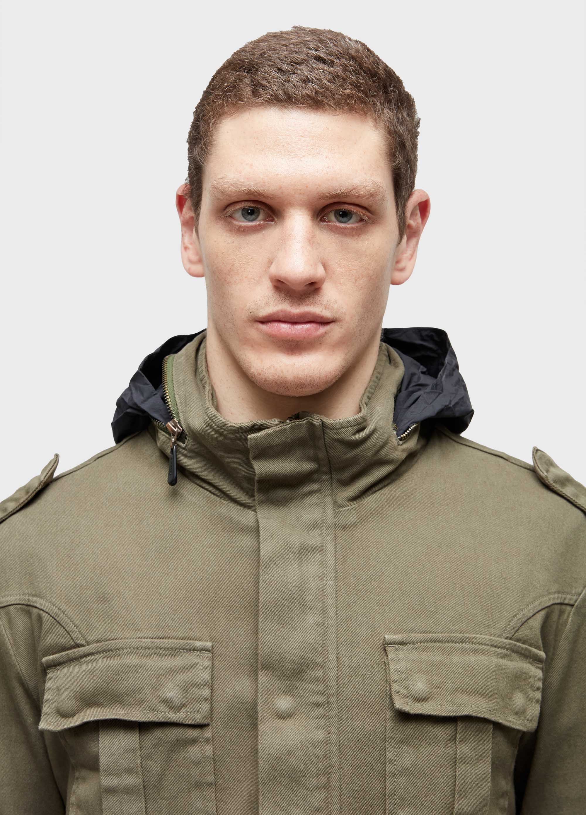 PARKA MASC POCKETS GOLA ALTA FOREST