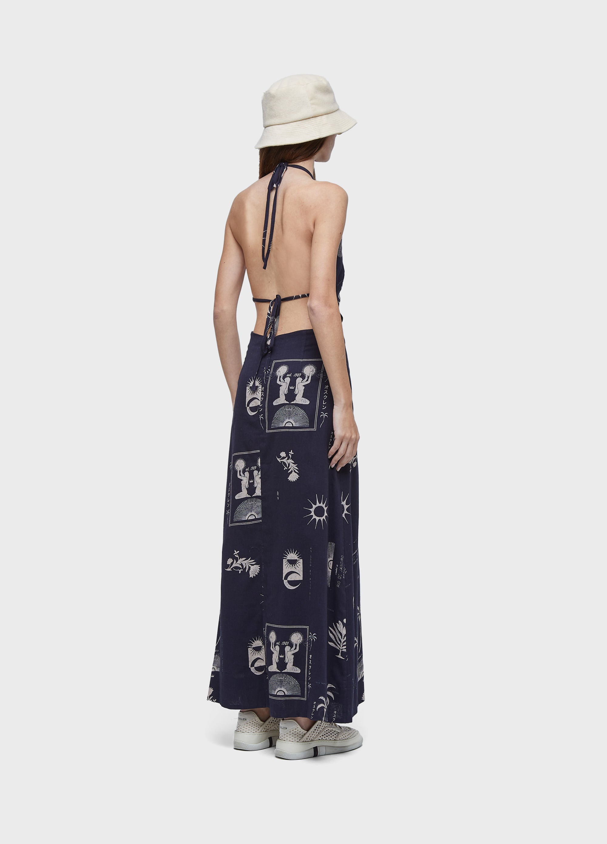 VESTIDO AMARRACAO LONGO 1989