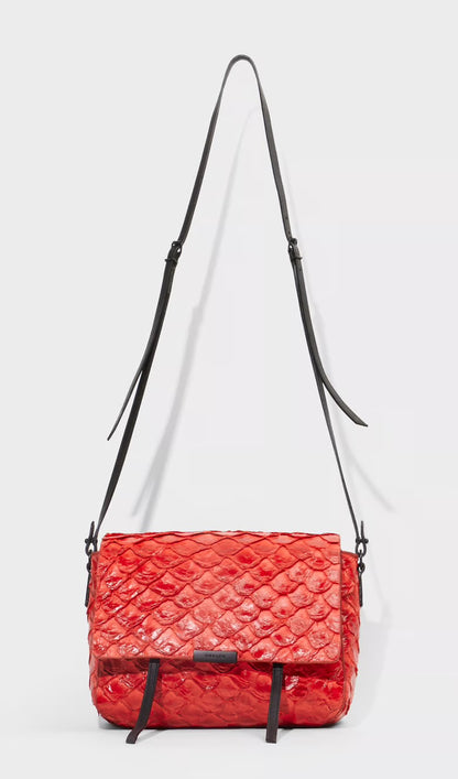 PIRARUCU FLAP SHOULDER BAG