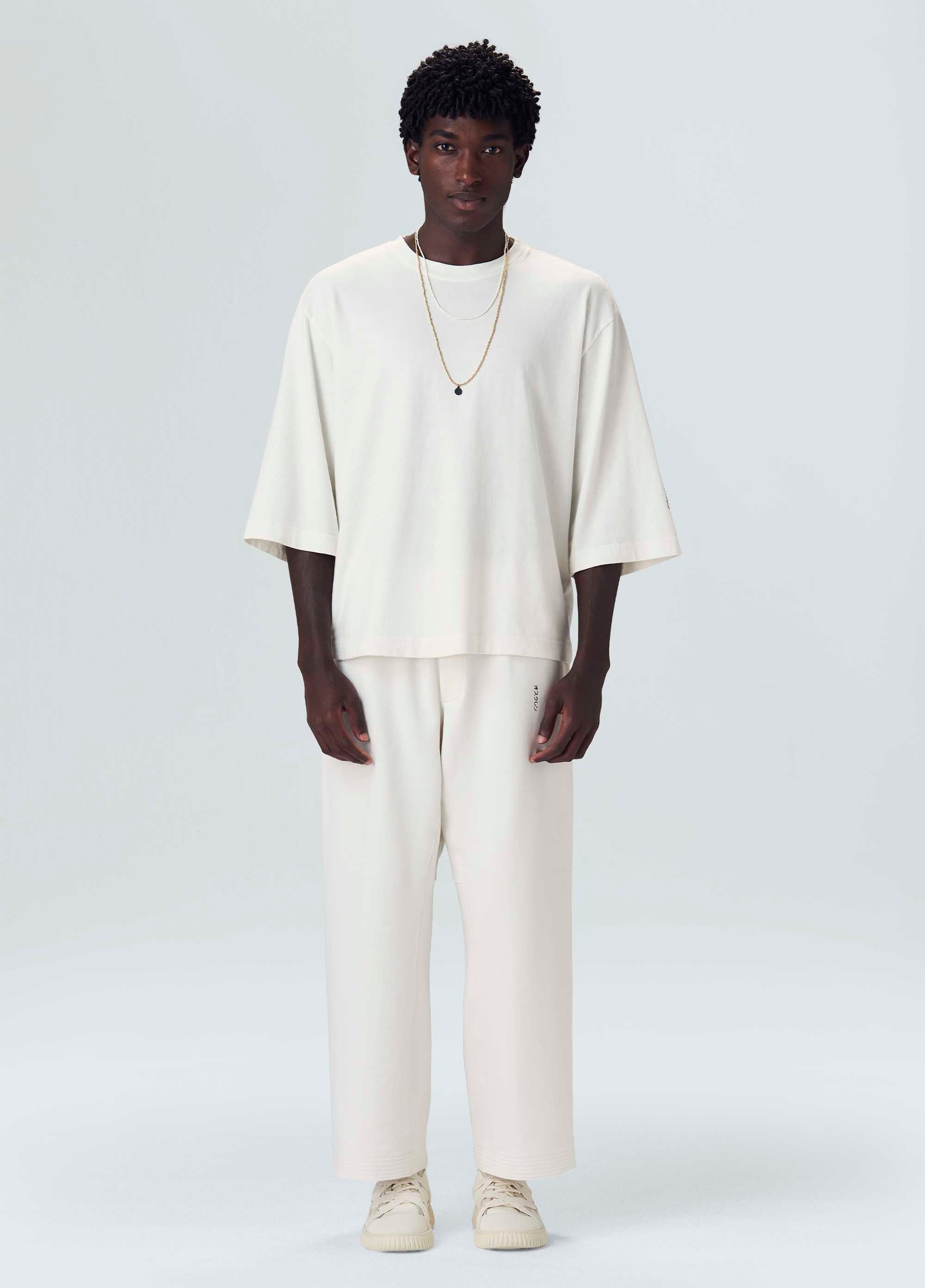 CALCA MOLETOM TOKYO OFF-WHITE