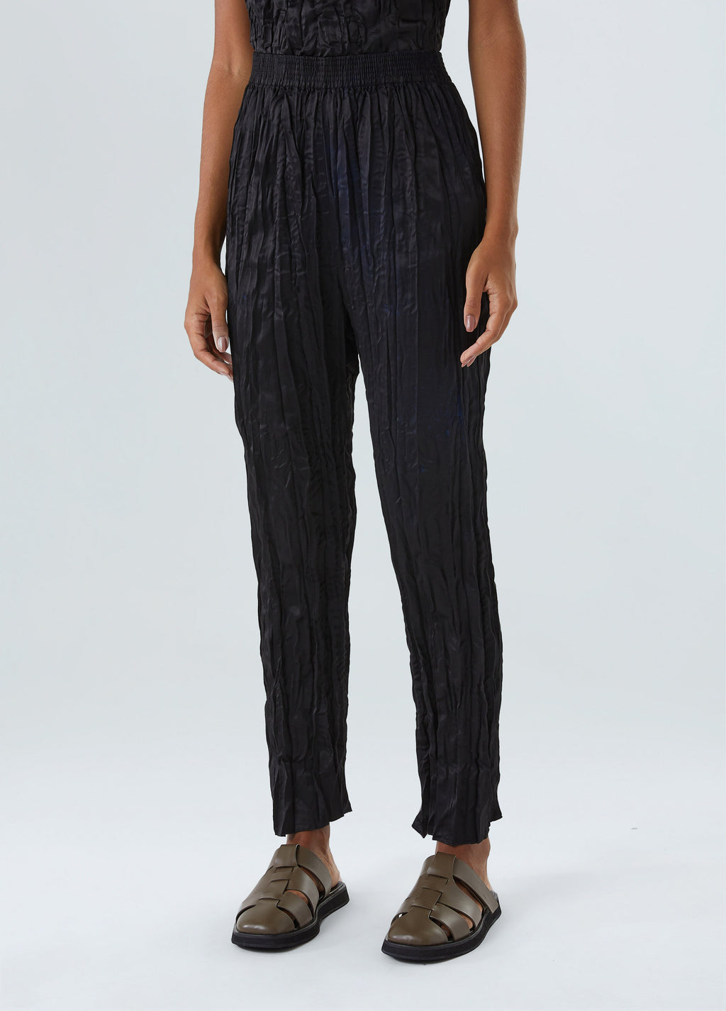 CALÇA WRINKLED SATIN