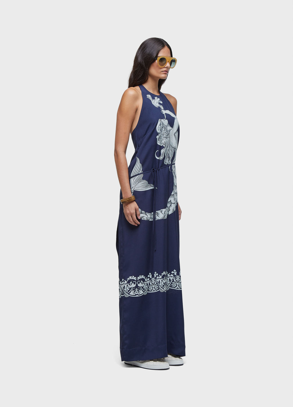VESTIDO TRANSPASSE OCEAN BLUE