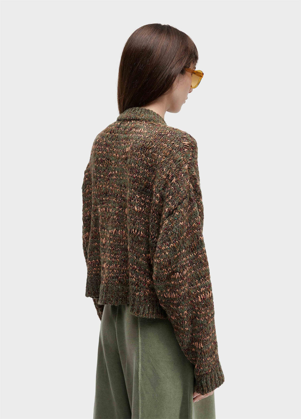 CASACO TRICOT MESCLADO