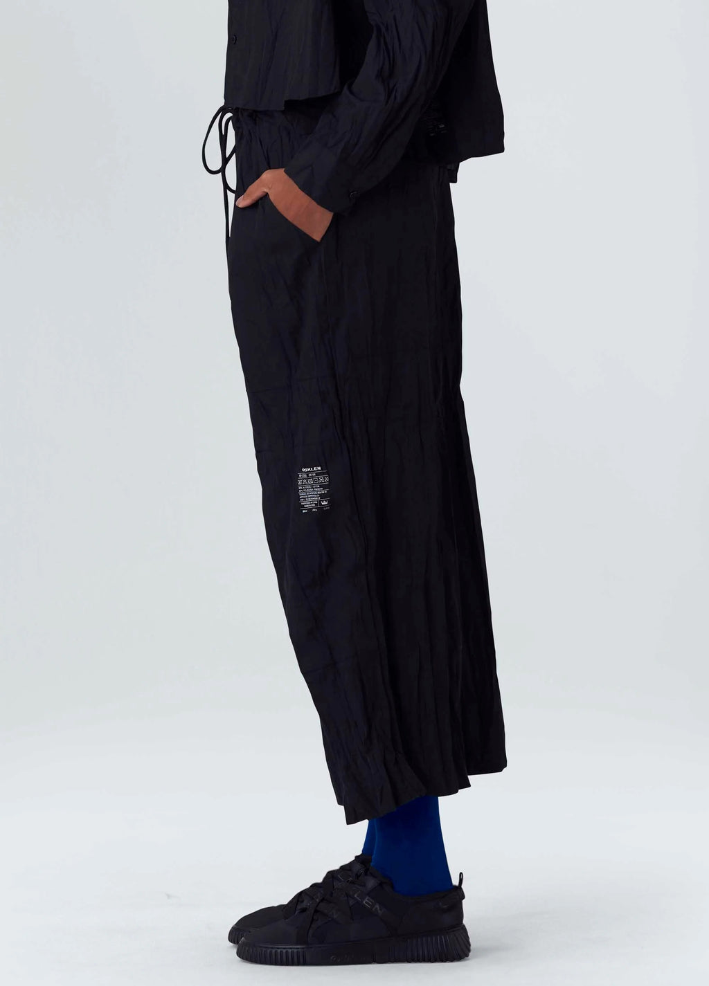 CALÇA TRICOLINE WRINKLED