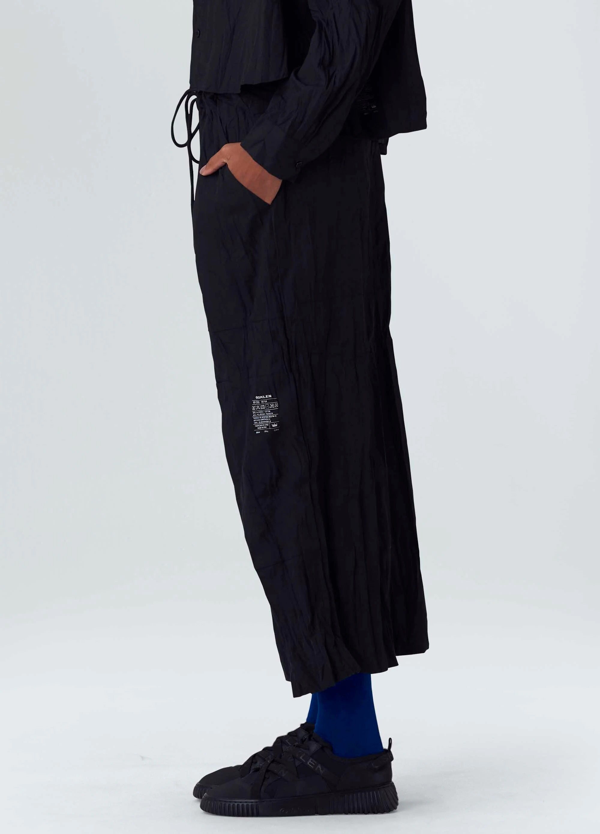CALÇA TRICOLINE WRINKLED