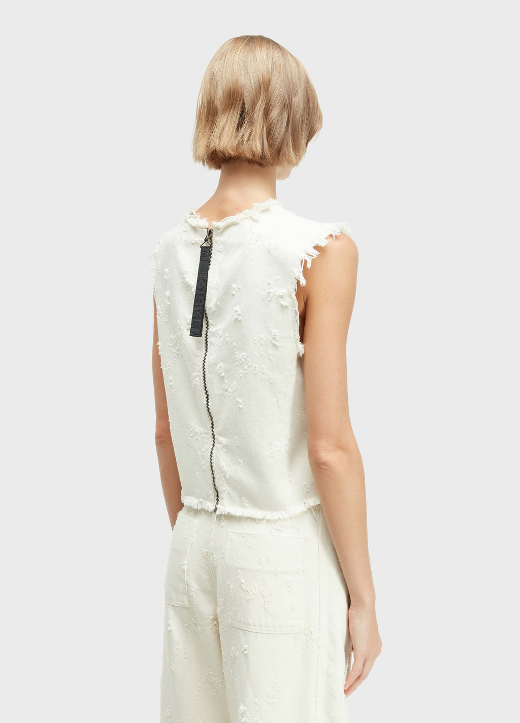 BLUSA SLEEVELESS DENIN TEXTURE