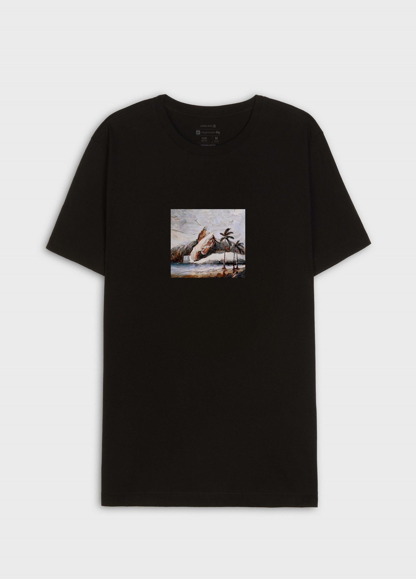 T-SHIRT SLIM VINTAGE RIO PAISAGEM MC