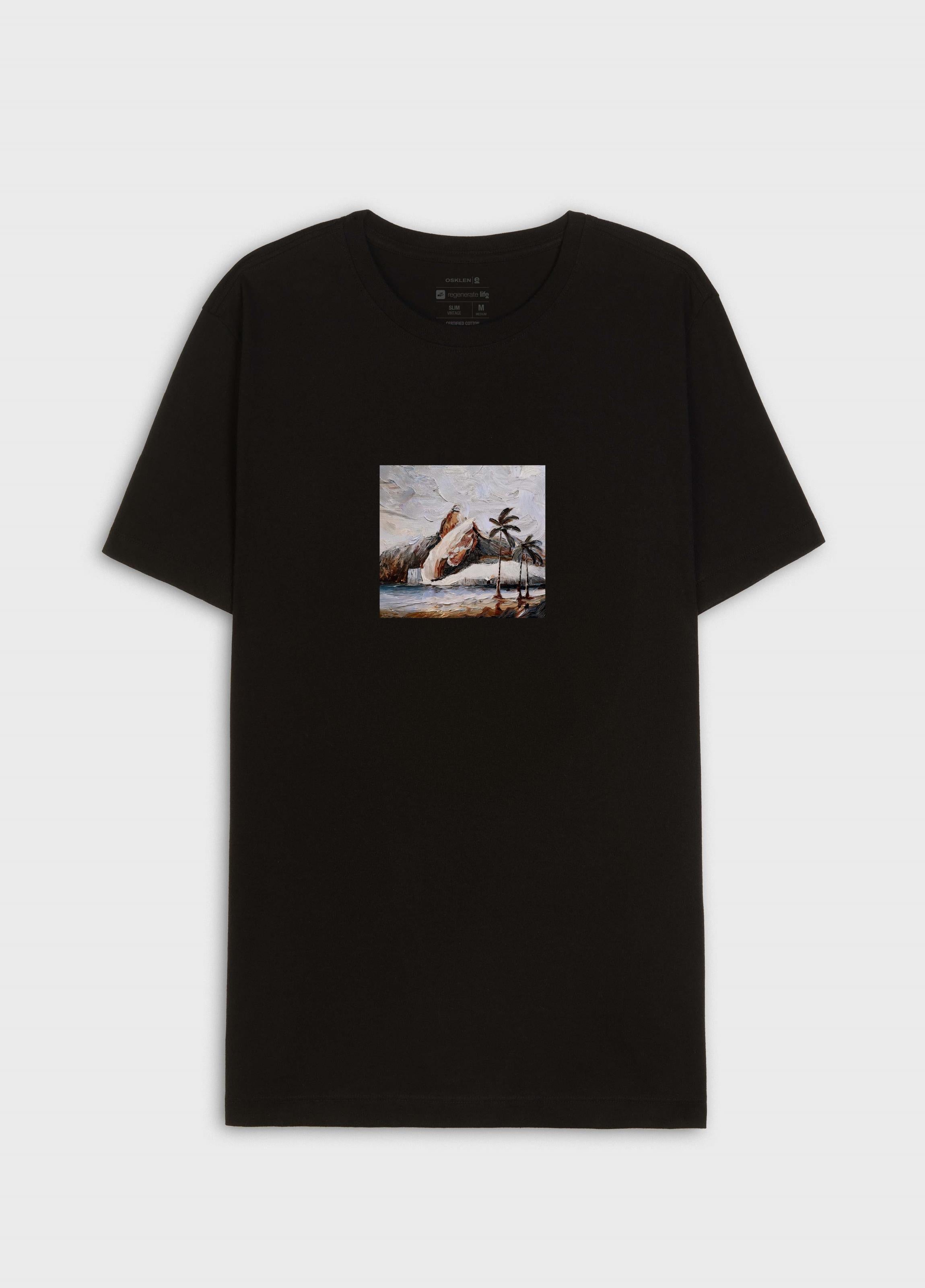 T-SHIRT SLIM VINTAGE RIO PAISAGEM MC