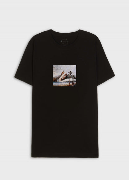 T-SHIRT SLIM VINTAGE RIO PAISAGEM MC