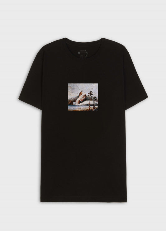 T-SHIRT SLIM VINTAGE RIO PAISAGEM MC